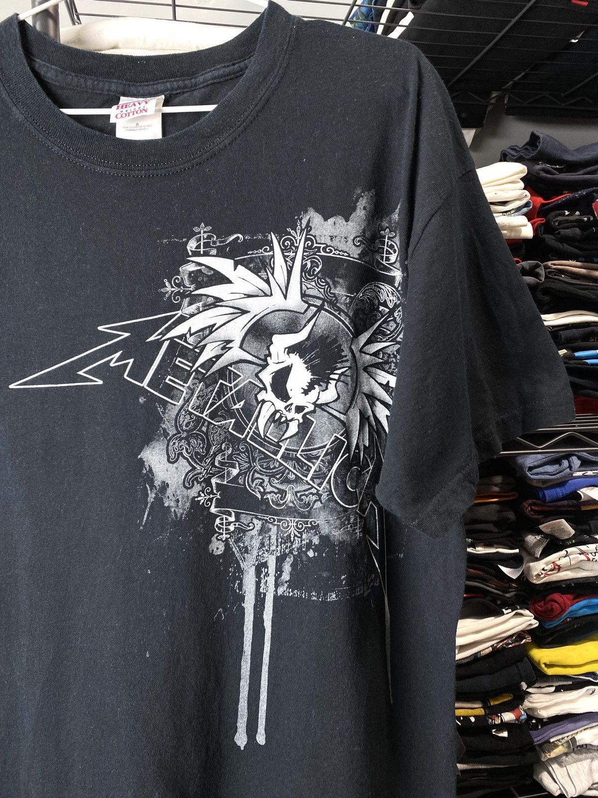 Band Tees × Metallica × Vintage Rare! Vintage 2000’s Metallica Skull Band T Shirt Size US L / EU 52-54 / 3 - 2 Thumbnail