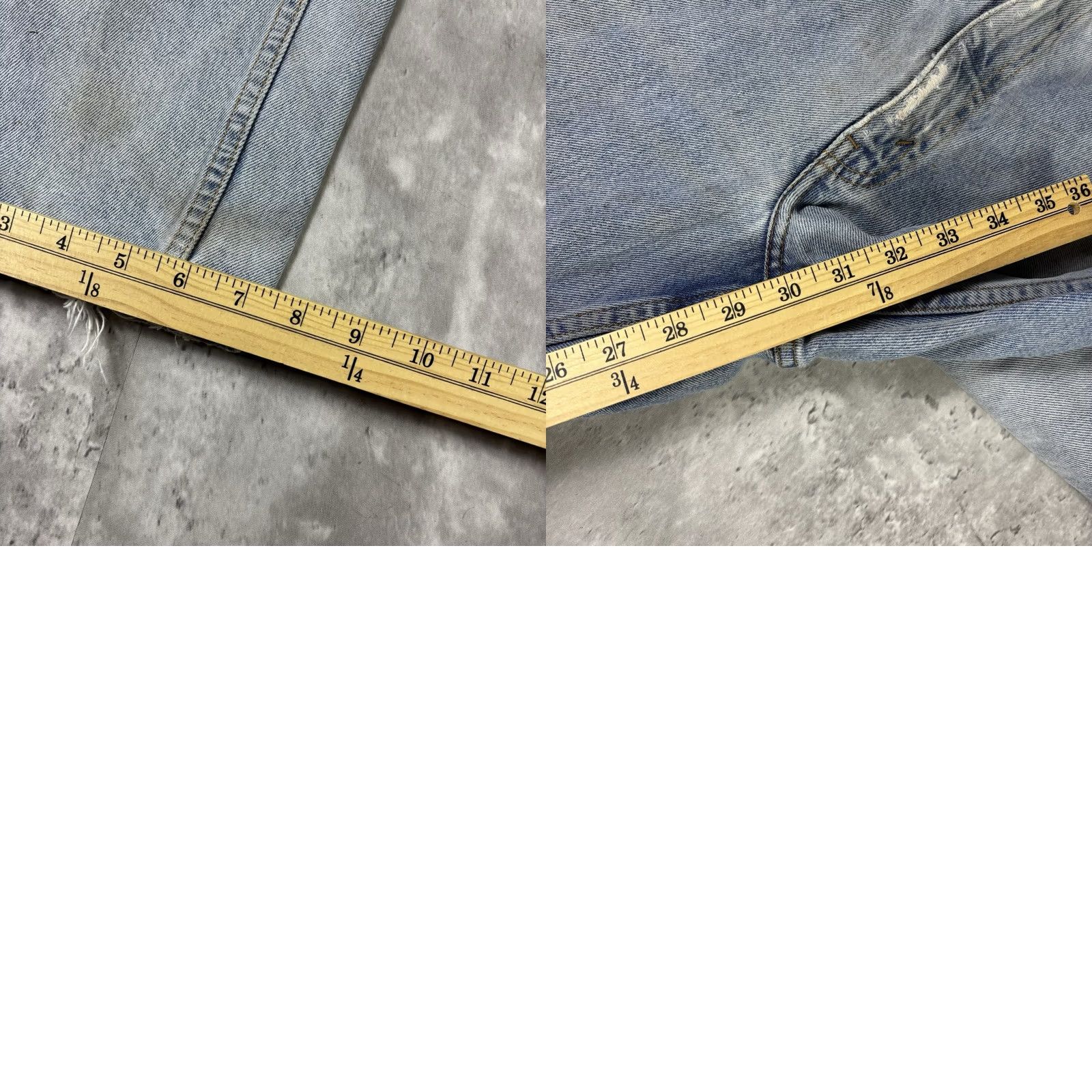 Levi's VINTAGE Levi's 90s Jeans Blue Adult 34x30 Tapered Leg Baggy Light Wash Mens Size US 34 / EU 50 - 10 Thumbnail