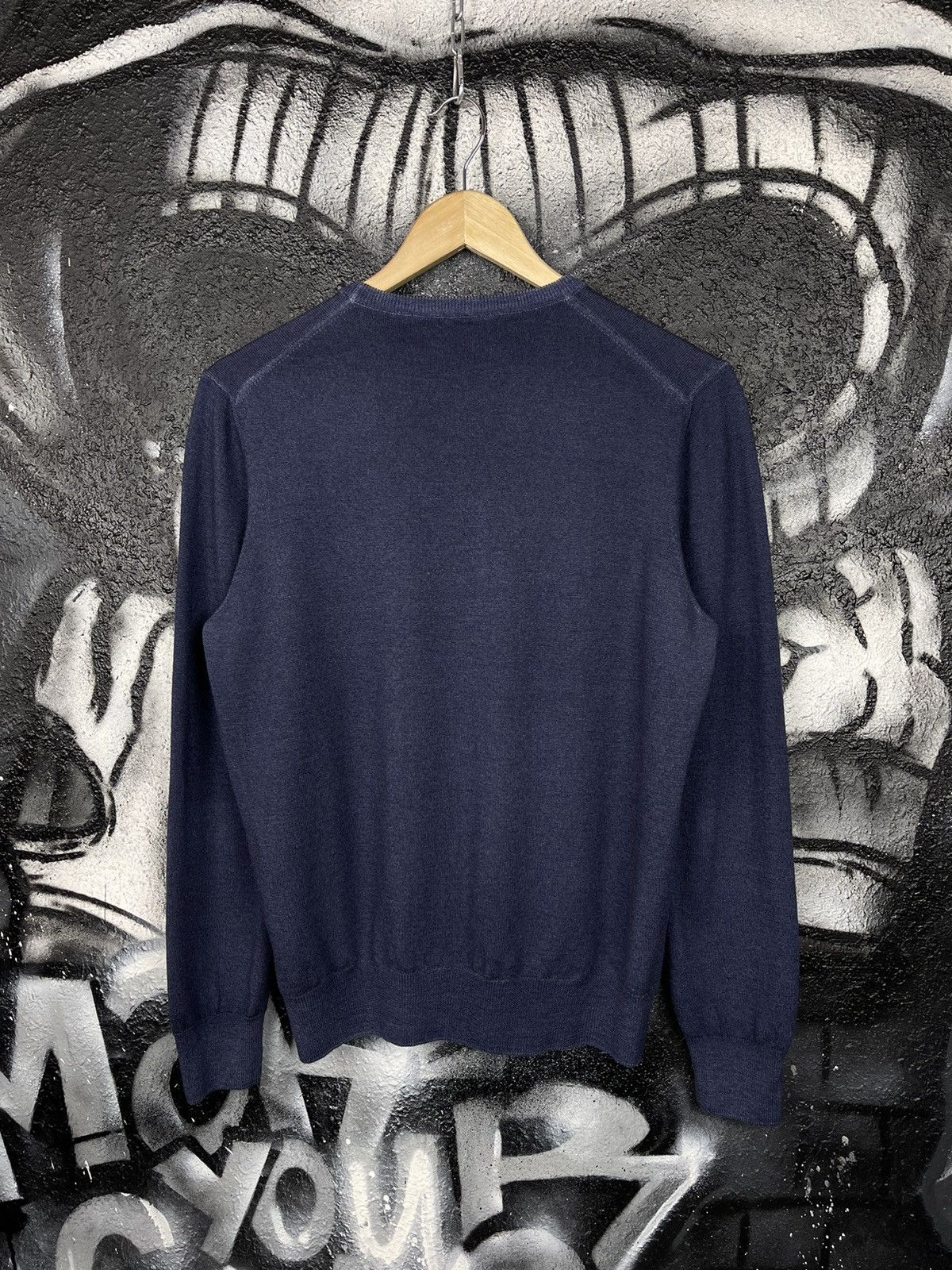 Gran Sasso Gran Sasso Wool Crew Neck Pullover Sweater Men’s Size 50 Size US S / EU 44-46 / 1 - 5 Thumbnail