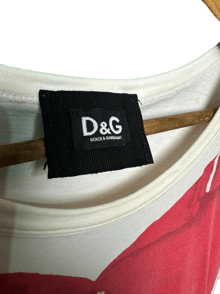 Dolce & Gabbana Dolce & Gabbana - Reverse Outseam Style T-Shirt Size M / US 6-8 / IT 42-44 - 2 Thumbnail