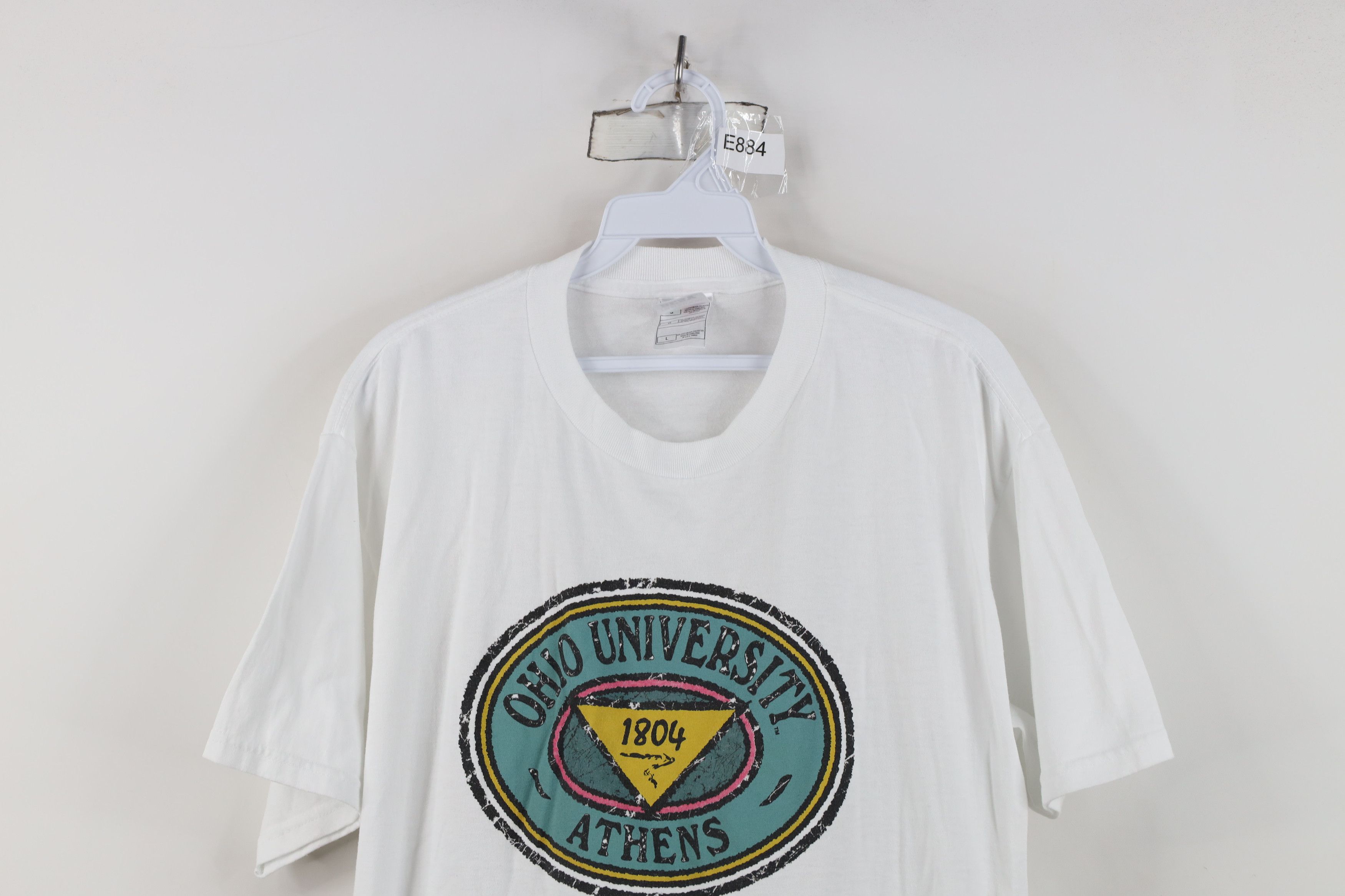 Vintage Vintage 90s Ohio University Athens Short Sleeve T-Shirt Size US L / EU 52-54 / 3 - 2 Thumbnail