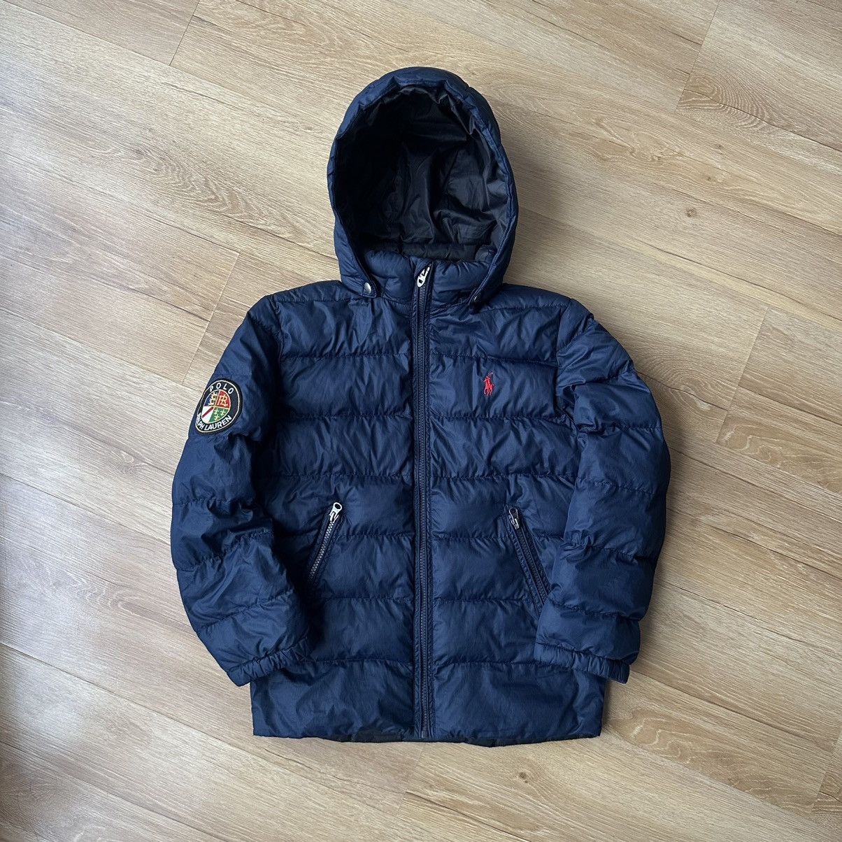 Polo Ralph Lauren Boys M(10-12) Down Puffer Jacket Navy - tianchih.com
