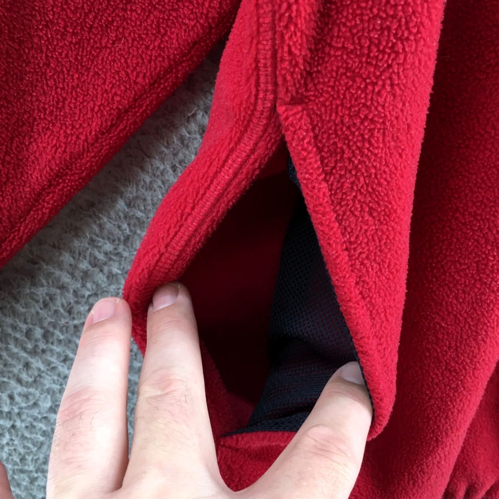 Nautica Nautica Half Zip Fleece Sweater Mens L Red Long Sleeve Pullover Mock Neck Casual Size US L / EU 52-54 / 3 - 7 Thumbnail