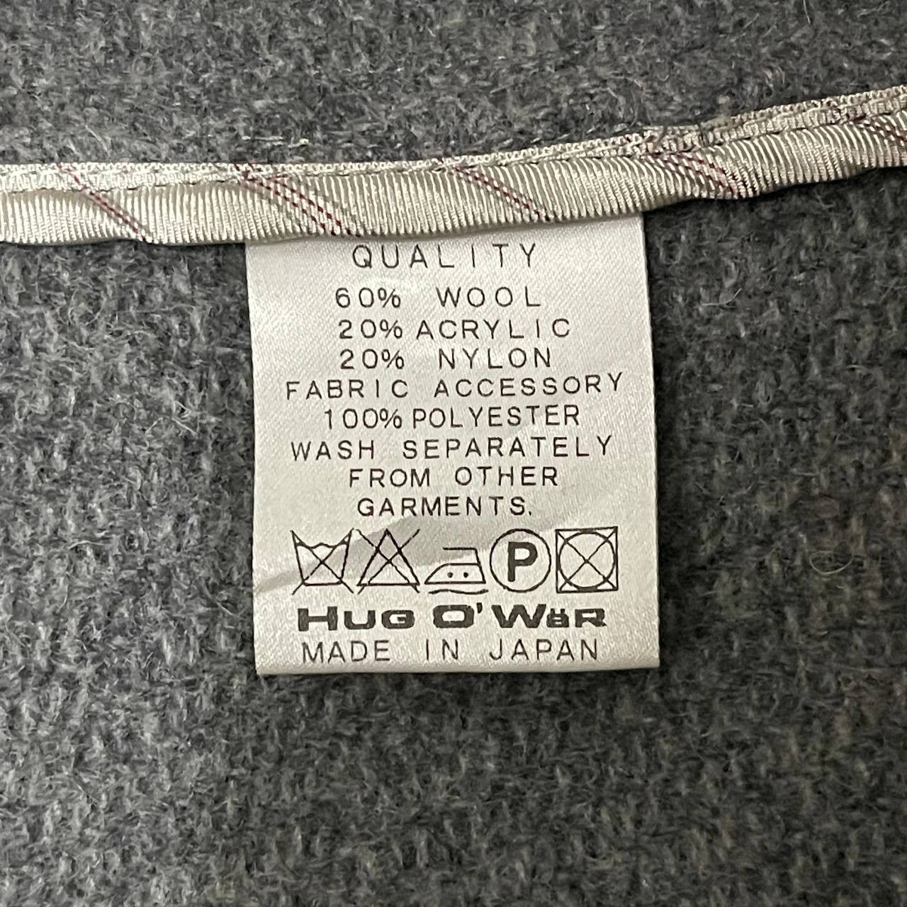 Japanese Brand Hug O War Wool Coat Made in Japan Size M / US 6-8 / IT 42-44 - 7 Thumbnail
