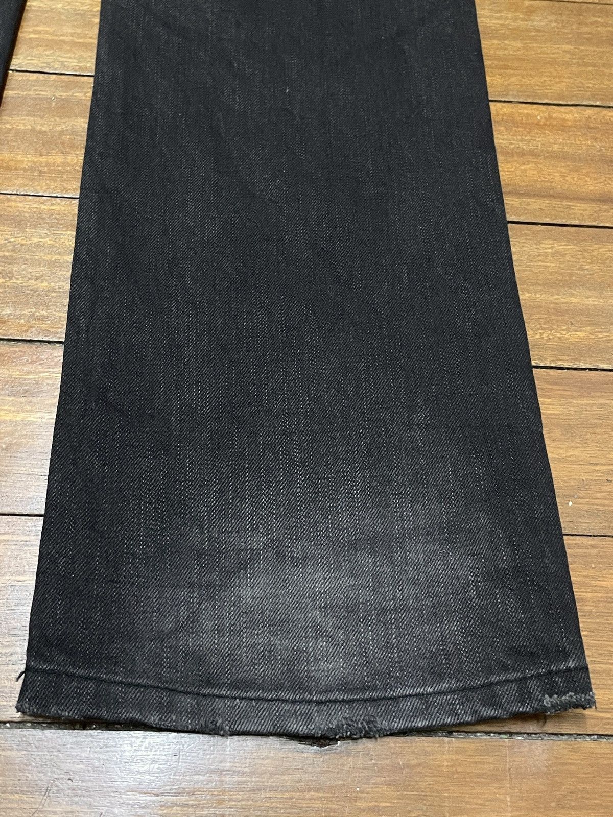 Japanese Brand Very Rare Vintage Japanese Brand Lolita Waxed Jeans 1990s Size US 30 / EU 46 - 8 Thumbnail
