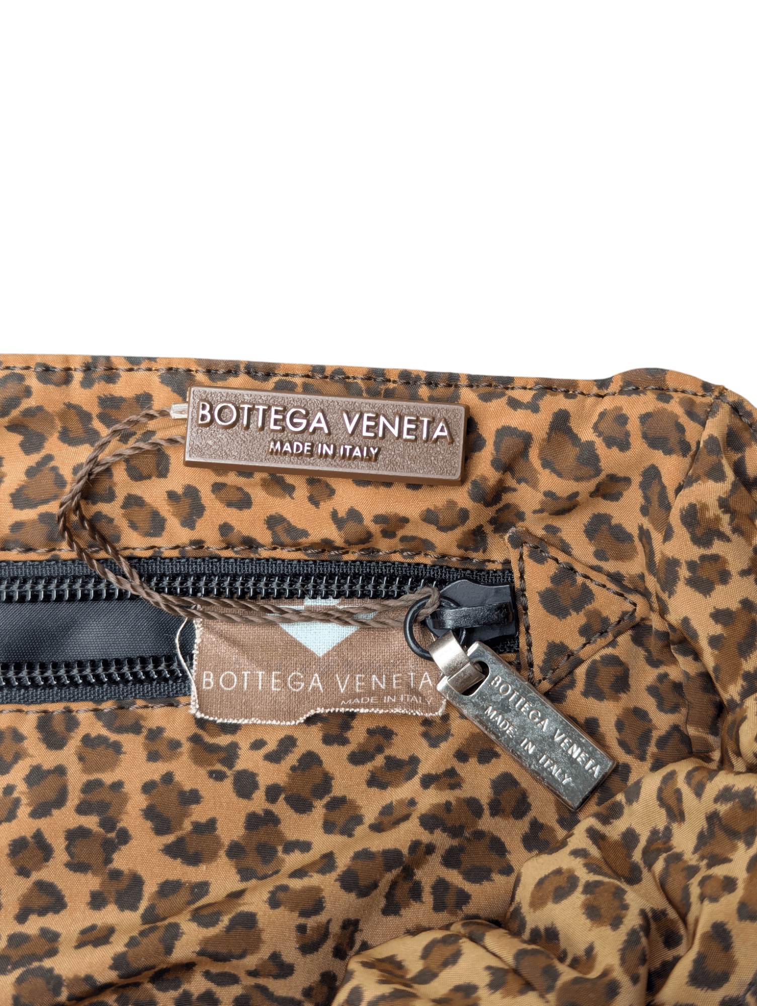 Bottega Veneta Bottega Veneta Reversible Leopard Print Black Tote Bag Size ONE SIZE - 6 Thumbnail