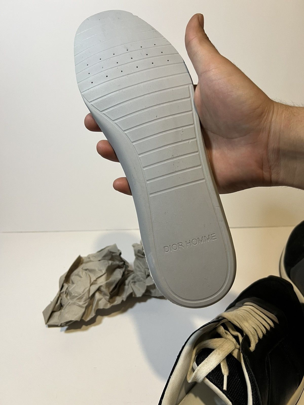 Dior Dior Homme Leather Low Trainers Size US 12 / EU 45 - 8 Thumbnail