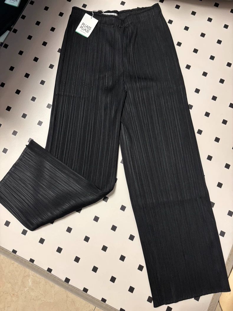 Issey Miyake issey miyake size:4 Black straight-leg trousers 2506-Nexta Size 42" / US 20 - 3 Thumbnail