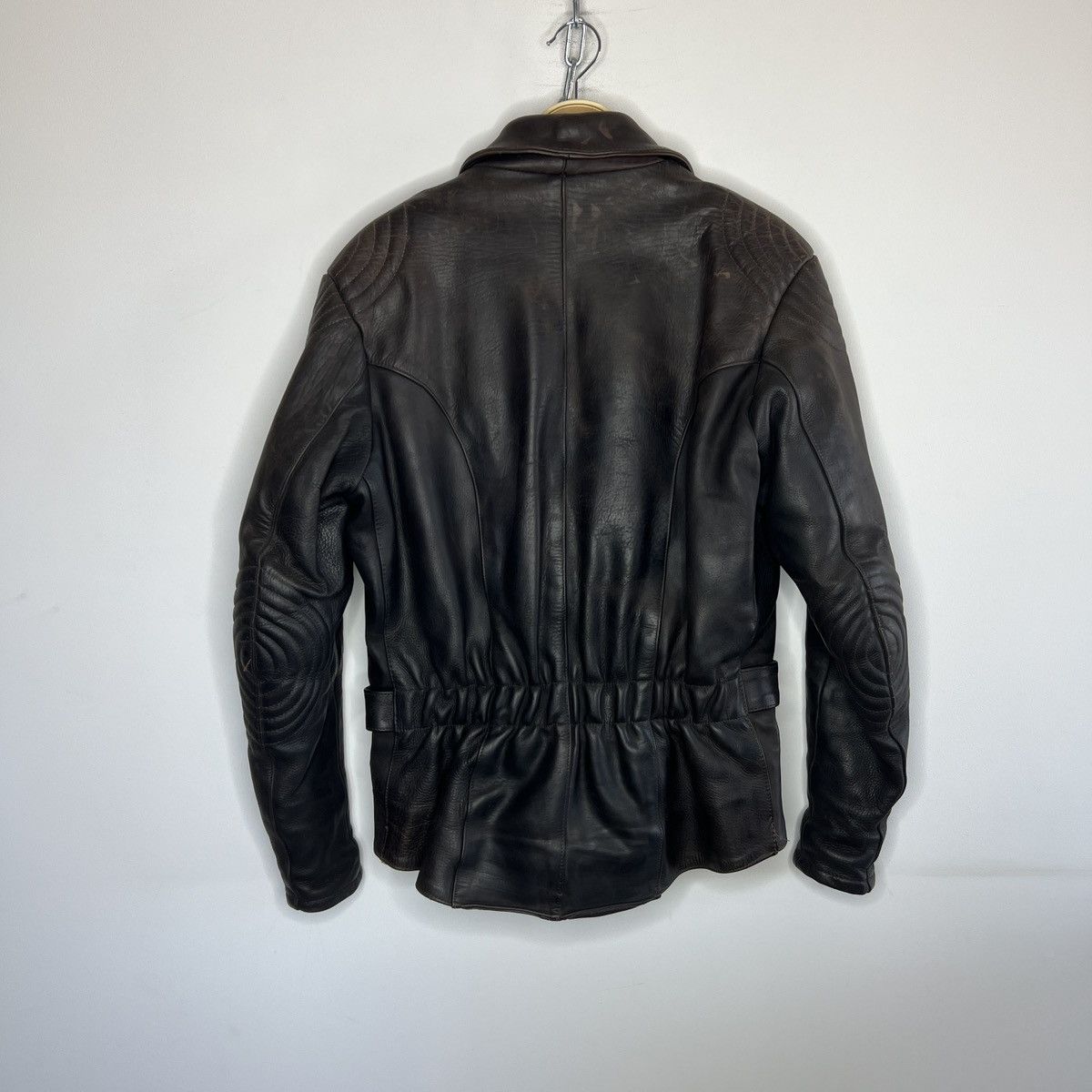 Vintage Moto Vintage Racing Leather Jacket Ramones Biker 90s Punk Size US M / EU 48-50 / 2 - 9 Thumbnail