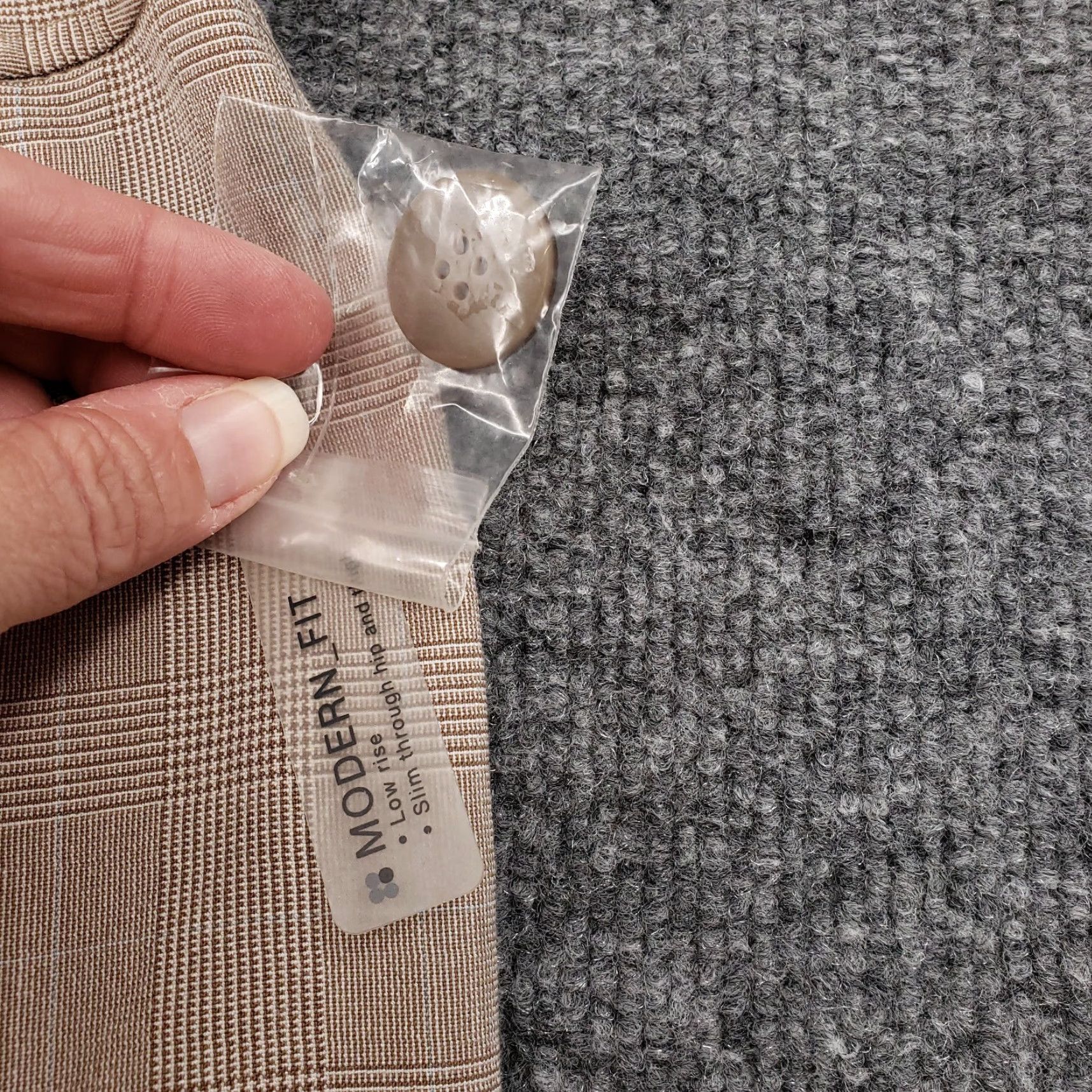 Mossimo Mossimo Pants Womens 10 Beige Crop Low Rise Wide-Leg Modern Fit Glen Plaid NEW Size 32" / US 10 / IT 46 - 5 Thumbnail