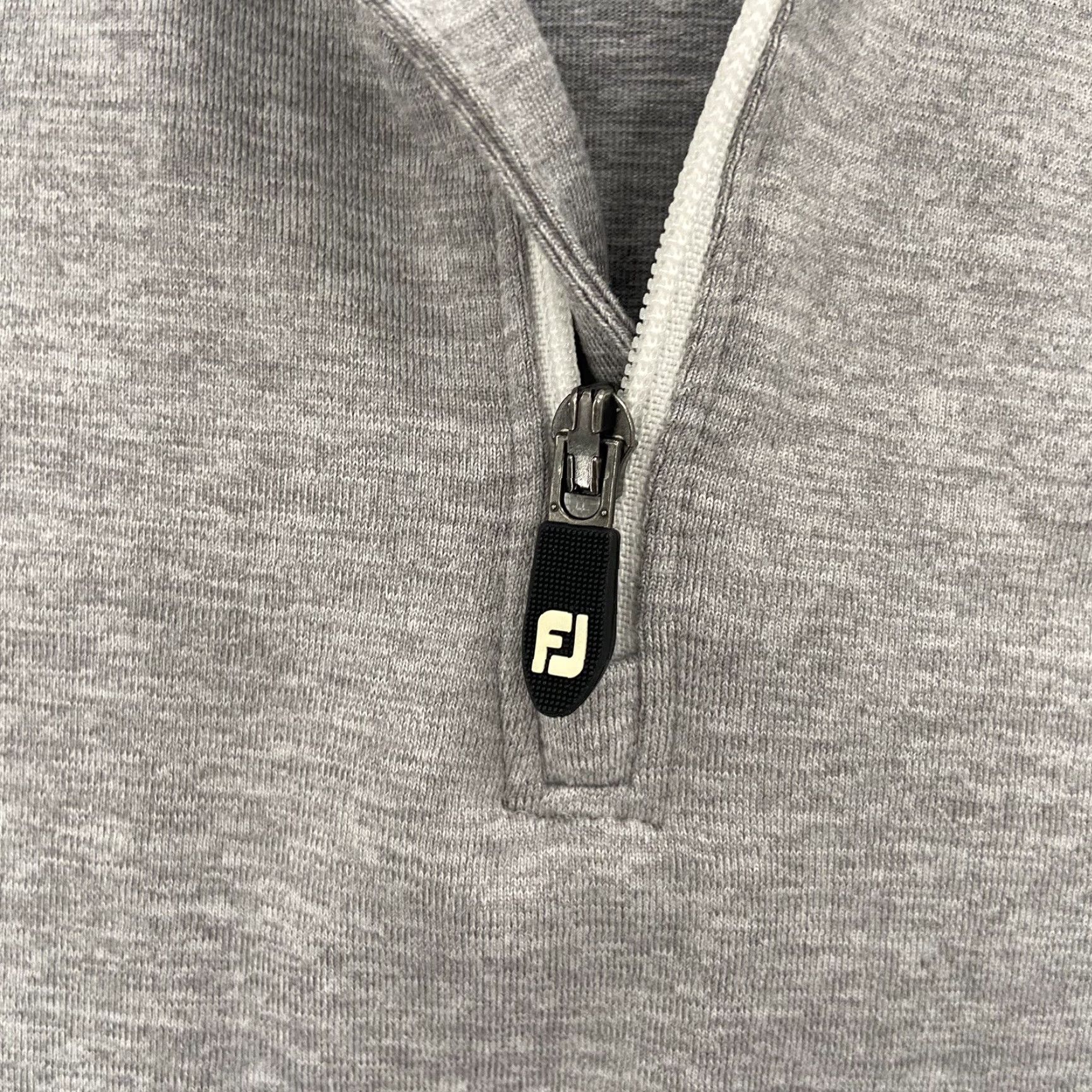 Footjoy VINTAGE FootJoy Golf Pullover Sweater 1/4 Zip Adult Medium Gray 2015 Solid Mock Neck Long Sleeve Mens Size US M / EU 48-50 / 2 - 7 Thumbnail