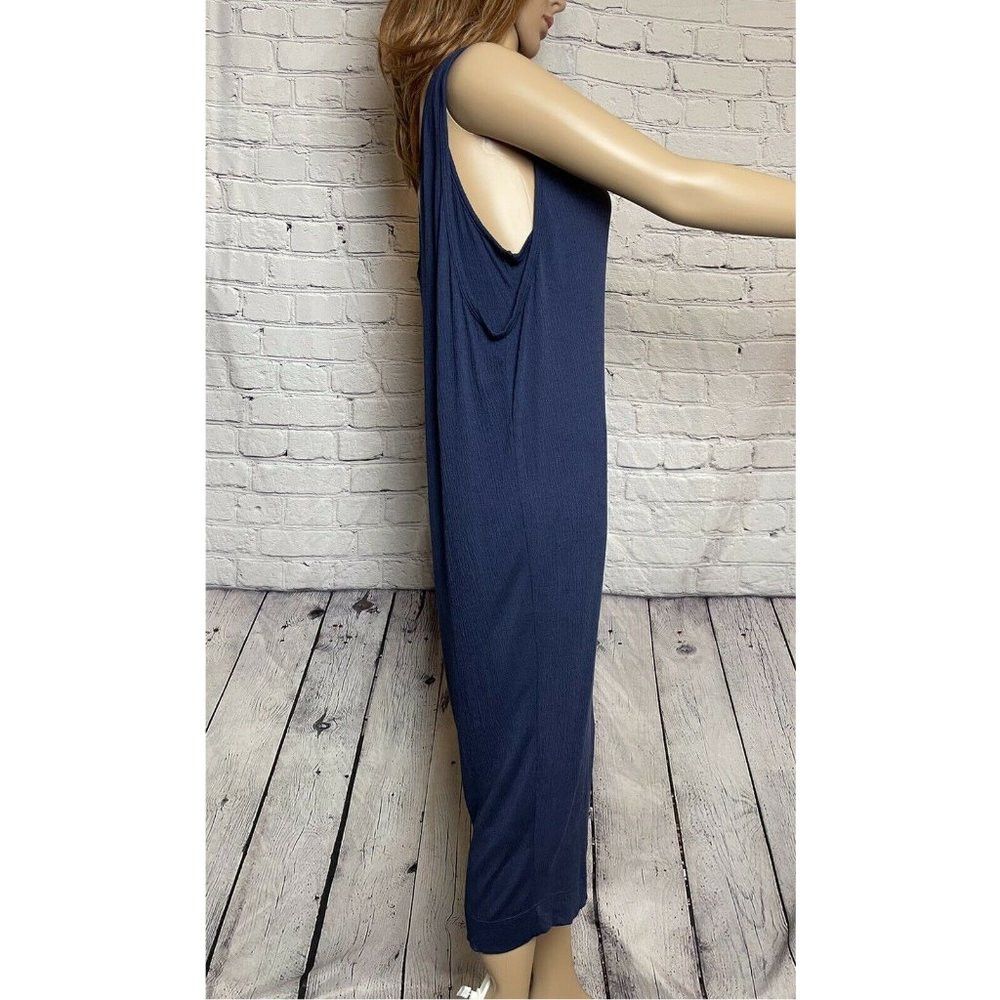 Splendid NWT New $138 Splendid Textured Jersey Tank Dress Blue Size Size M / US 6-8 / IT 42-44 - 5 Thumbnail