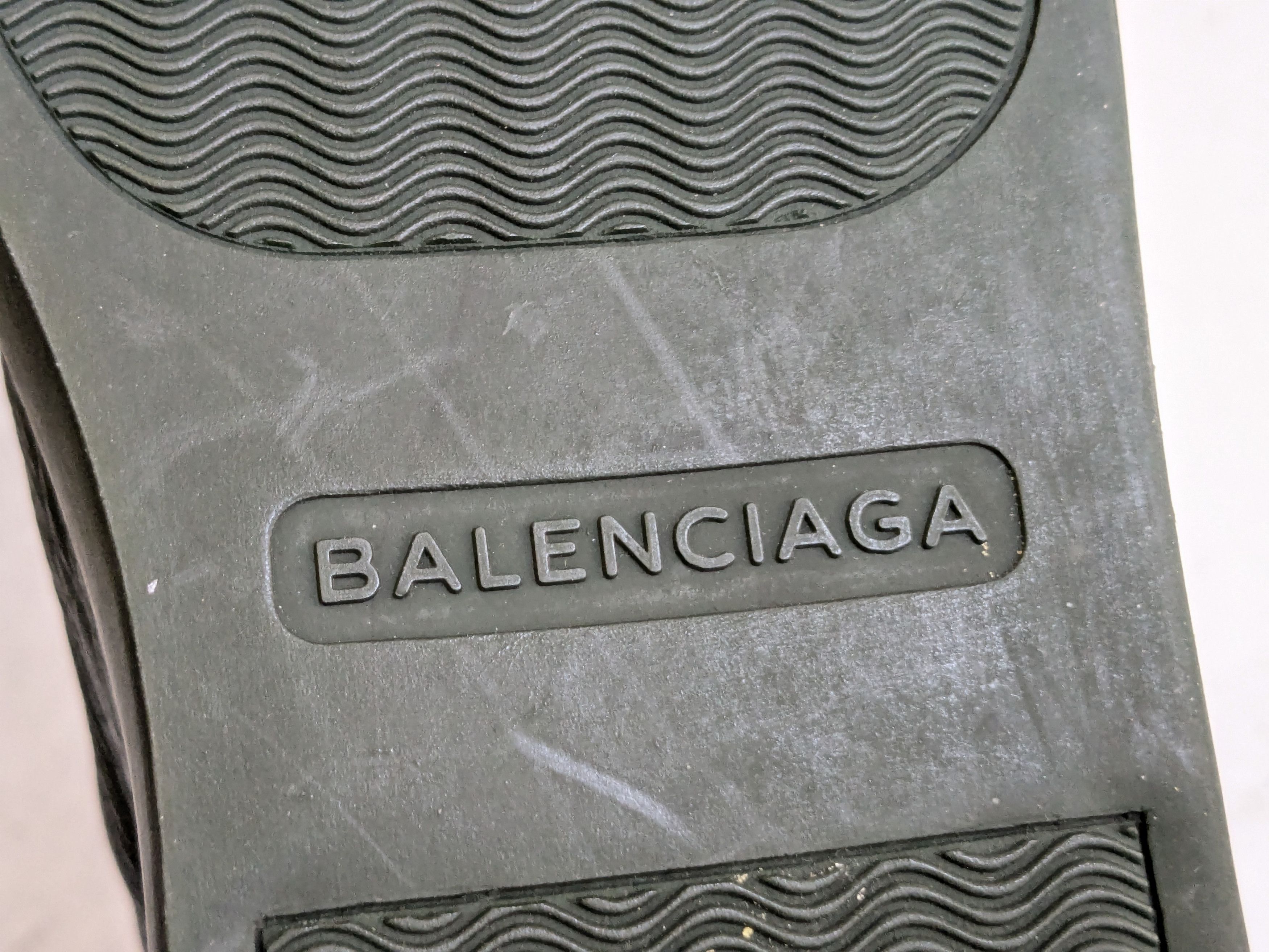 Balenciaga Balenciaga Arena Sneakers Dark Green 14 High Tops Leather Size US 14 / EU 47 - 16 Thumbnail