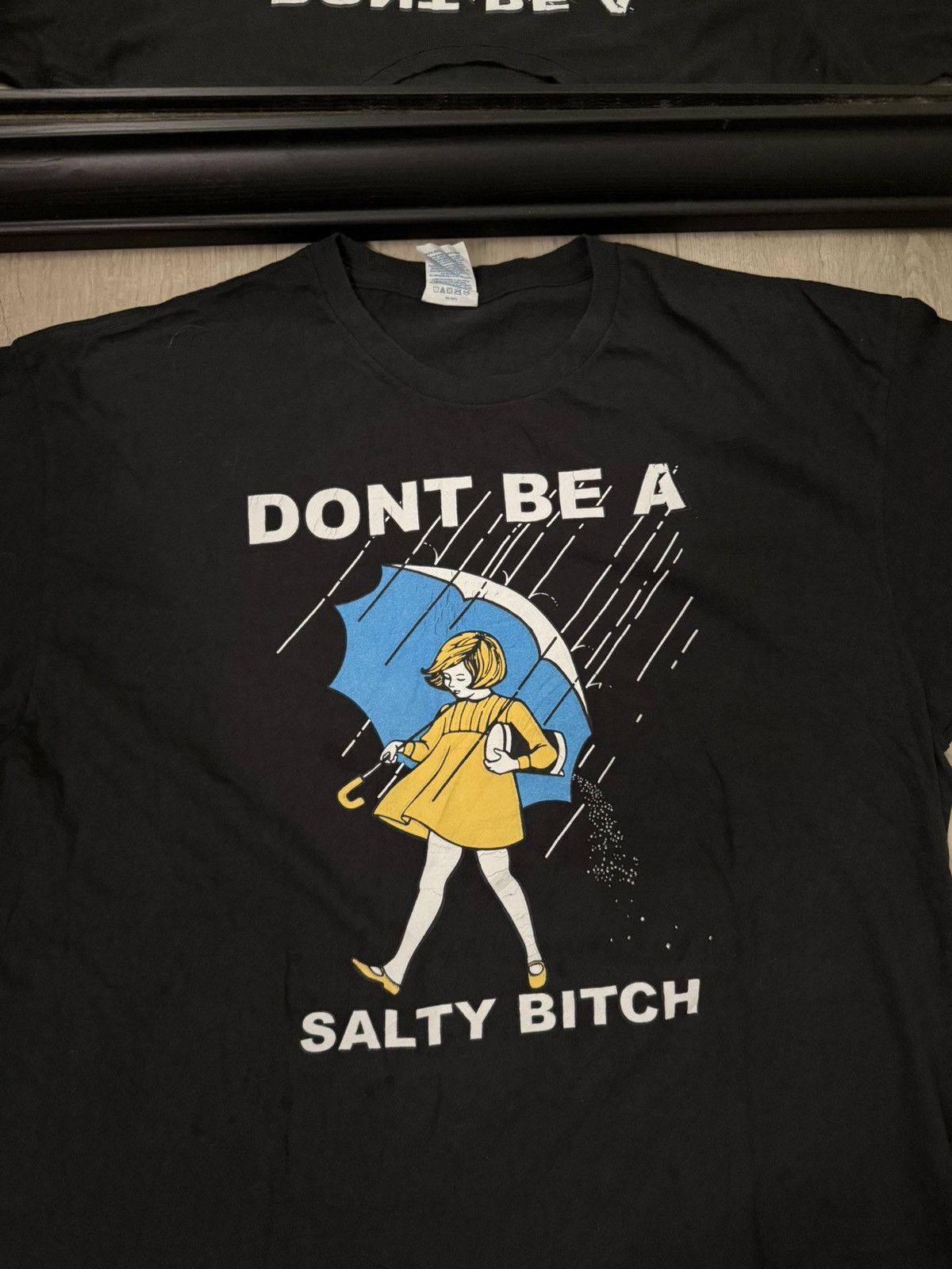 Vintage Vintage / Y2K Rare “Don’t Be A Salty B I * * *” Humor Shirt Size US XL / EU 56 / 4 - 2 Thumbnail