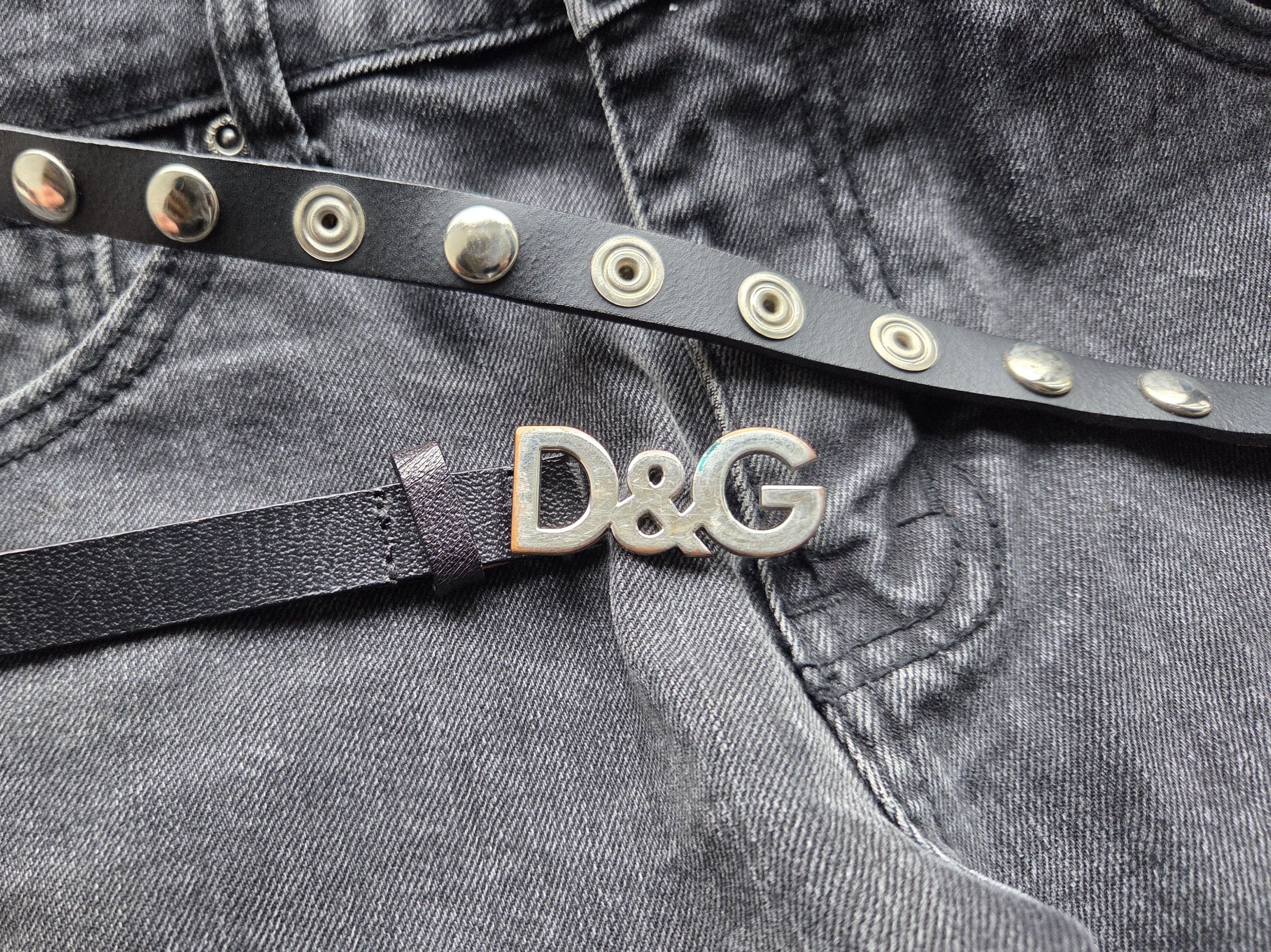Dolce & Gabbana Dolce & Gabbana dark denim jeans w belt Size US 29 - 12 Thumbnail
