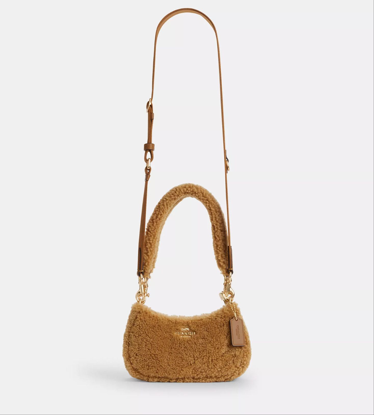 Coach Teri Mini Crossbody Bag In Shearling CDA84 Size ONE SIZE - 15 Thumbnail