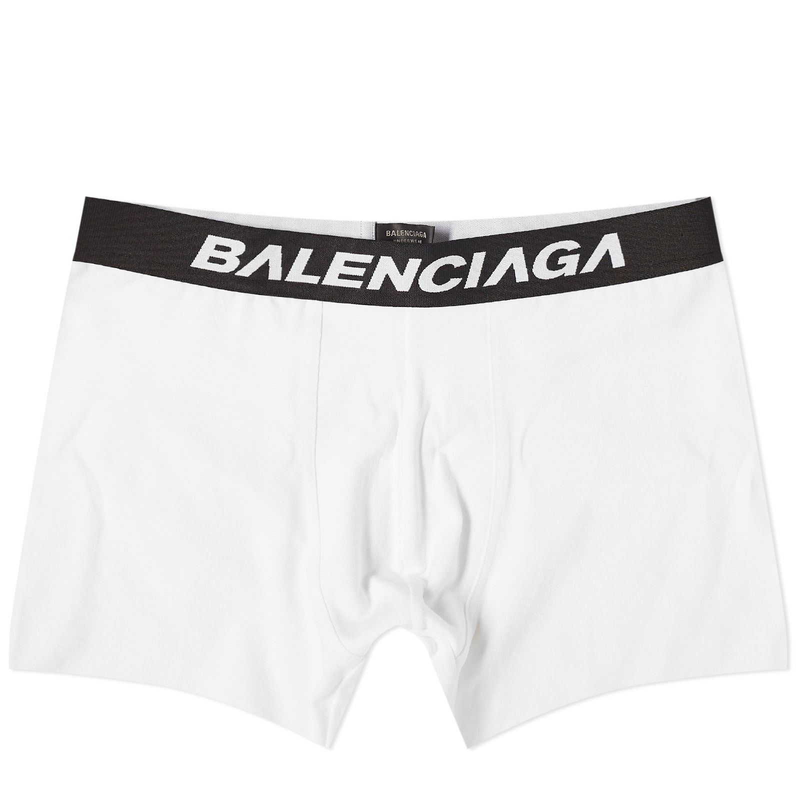 Balenciaga o1w1db10126 Size: S / Racer Boxer Briefs in White Size ONE SIZE - 1 Thumbnail