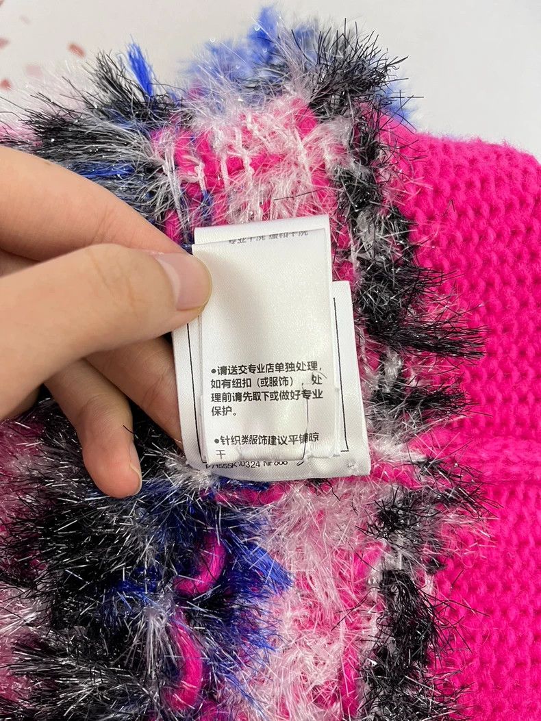 Chanel Chanel 21 autumn and winter pink bright line knitted pullo Size XS / US 0-2 / IT 36-38 - 8 Thumbnail