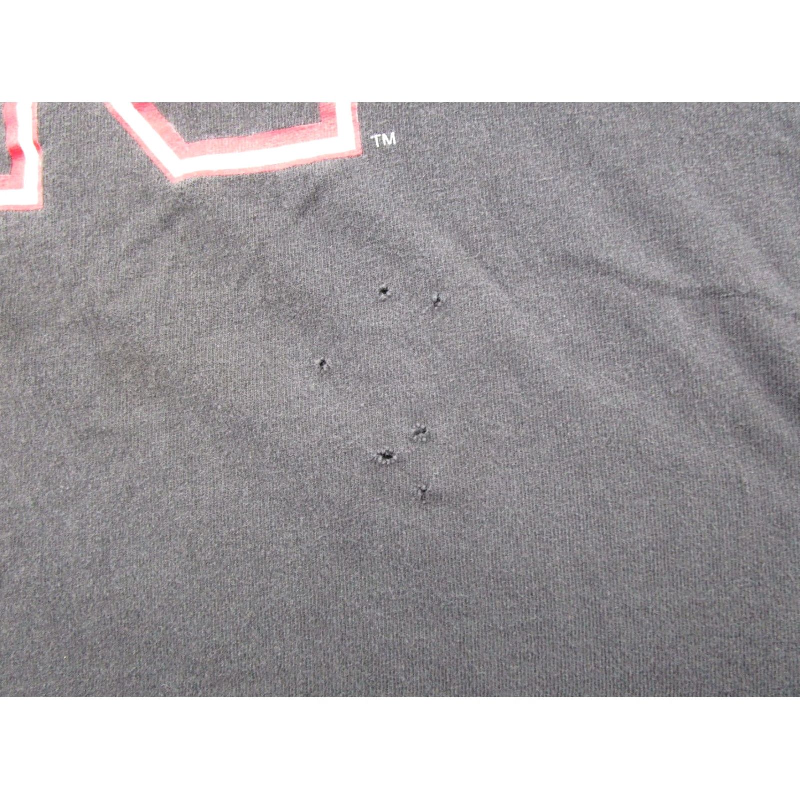 Hanes VINTAGE Hanes Nebraska Cornhuskers T-Shirt M Black 90s 2-Point Graphic Crew Neck Mens Size US M / EU 48-50 / 2 - 2 Thumbnail