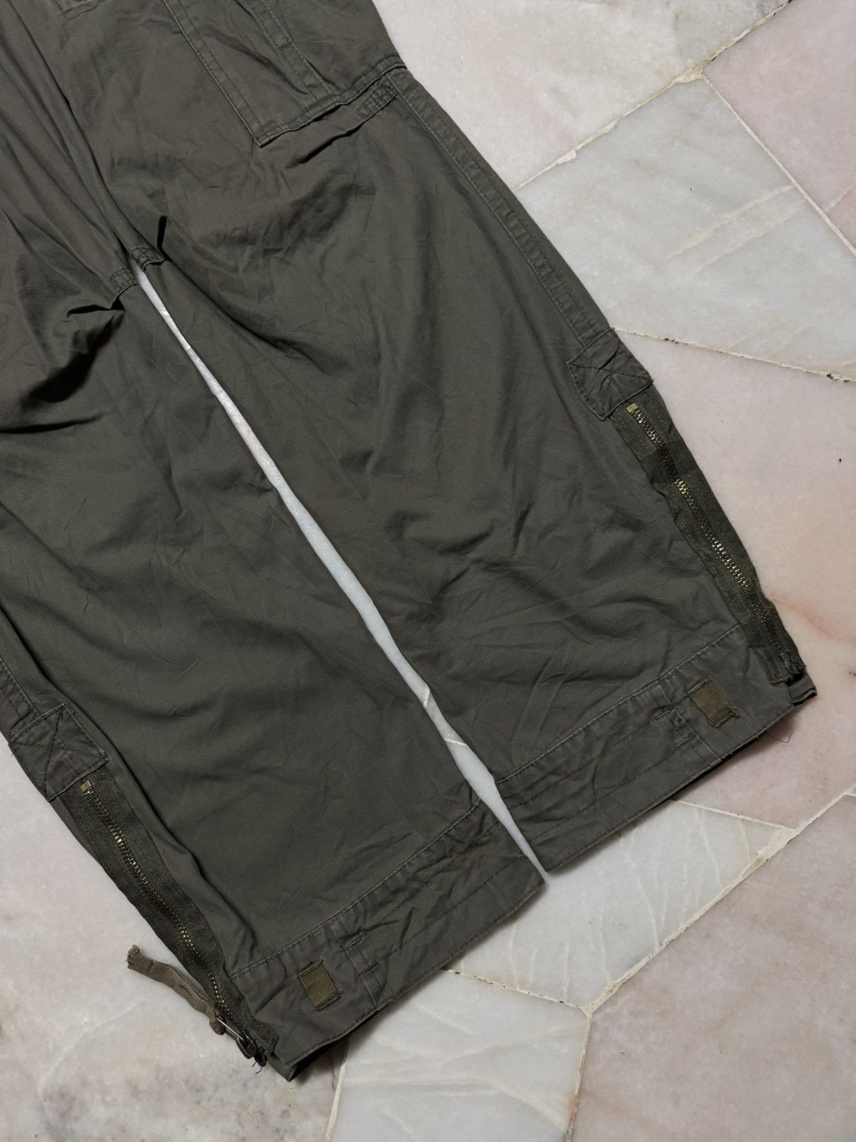 Abercrombie & Fitch Y2K ABERCROMBIE UTILITY MILITARY REG.US.TM CARGO PANTS Size US 34 / EU 50 - 7 Thumbnail