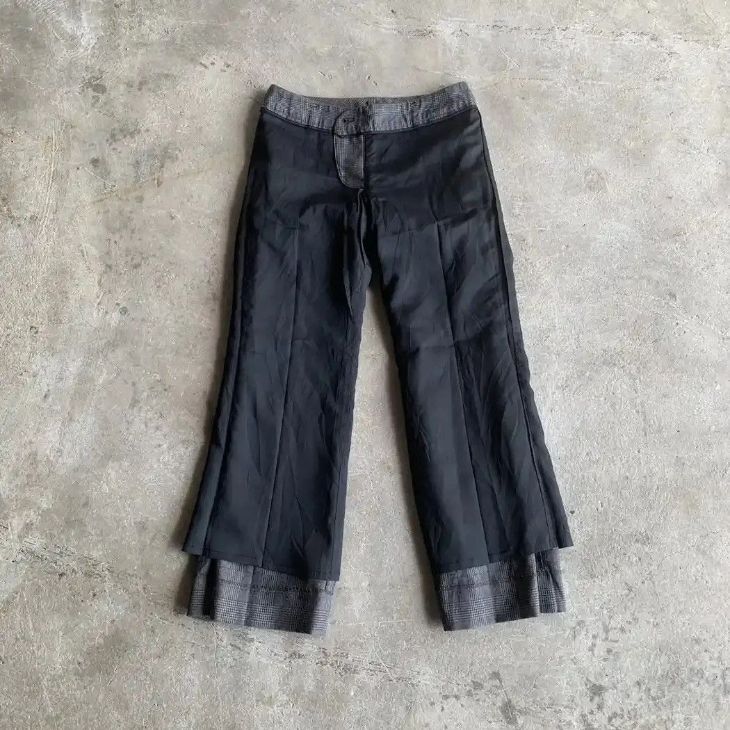 Other Ined Homme By Yohji Yamamoto Check Baggy Wide Leg Pants Size US 29 - 13 Thumbnail