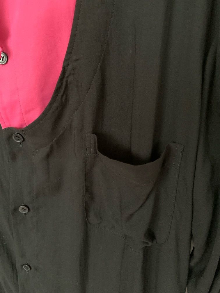 Yohji Yamamoto Yohji Yamamoto Pour Homme HH-B44-815 Docking Long Shirt 19SS Size US M / EU 48-50 / 2 - 4 Thumbnail