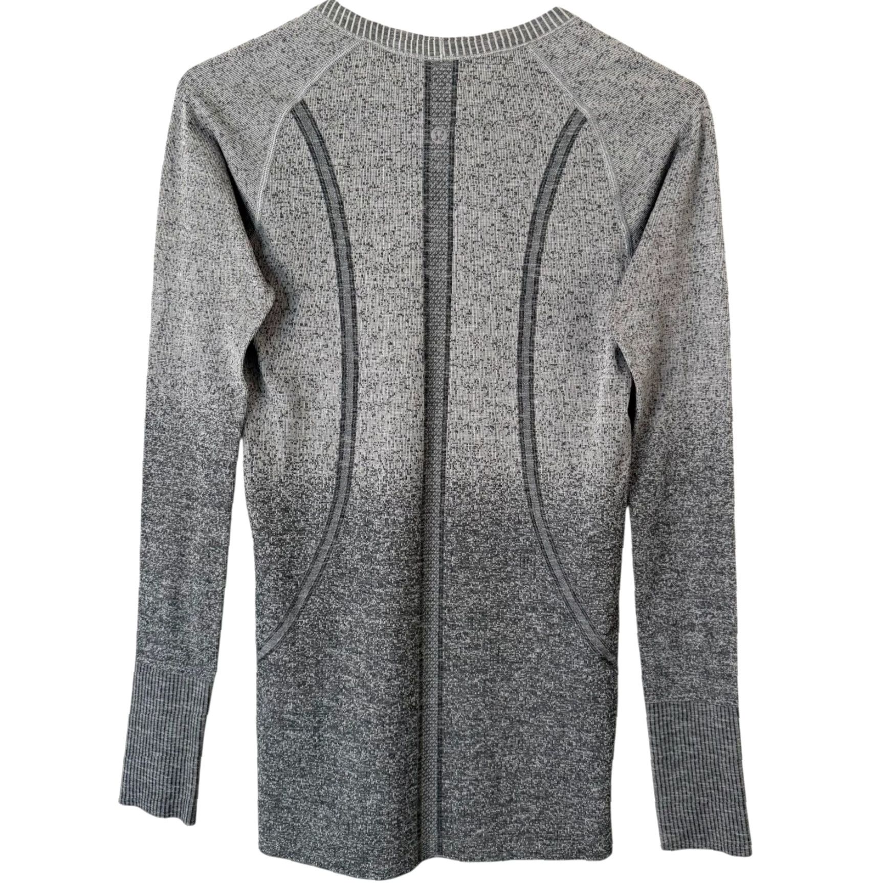 Lululemon Lululemon Swiftly Tech Shirt Women's 6 Gray Long-Sleeve Crew Fitted Athletic Top Size M / US 6-8 / IT 42-44 - 4 Thumbnail