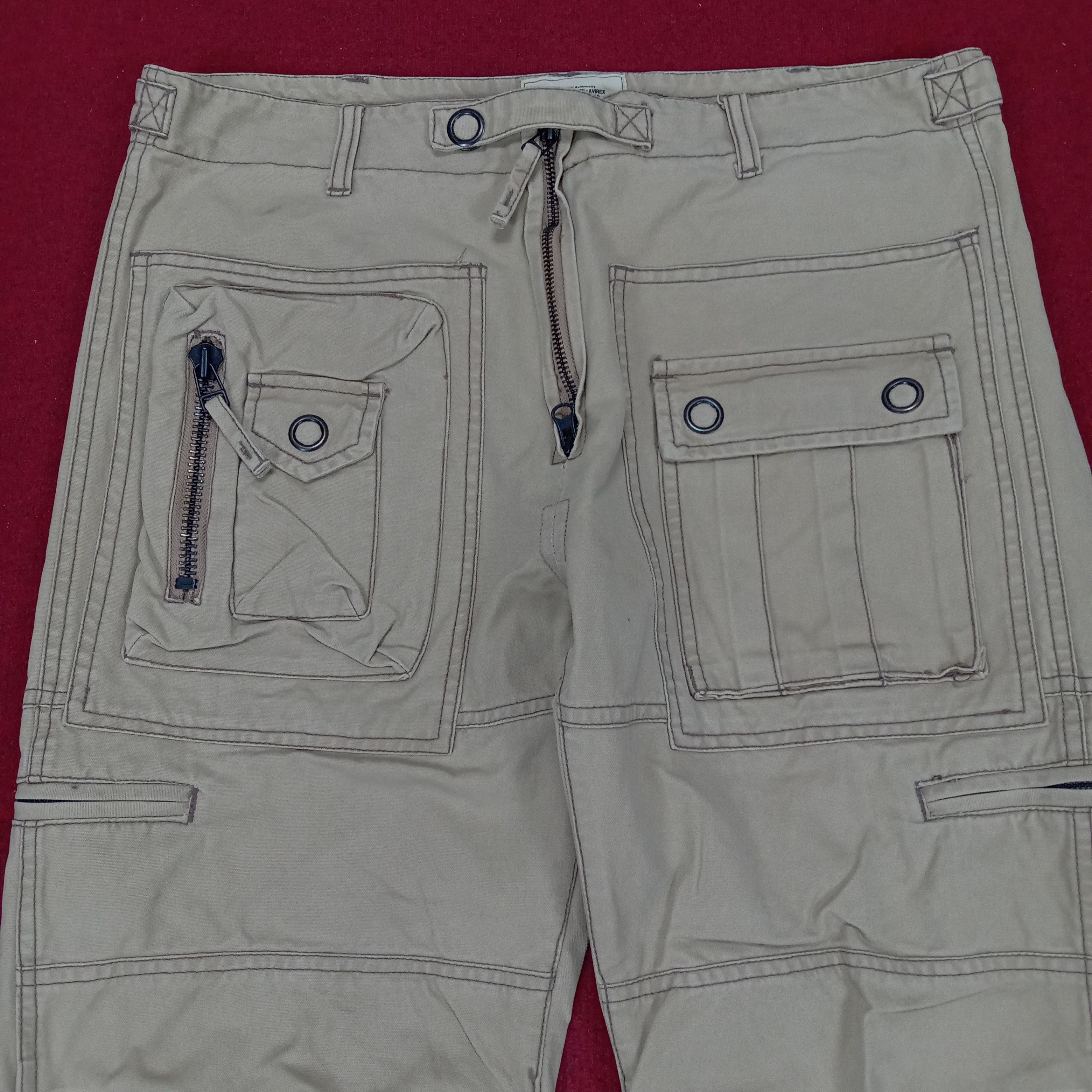 Avirex × Vintage Avirex Pants Rare Pocket Design Style Size US 36 / EU 52 - 2 Thumbnail
