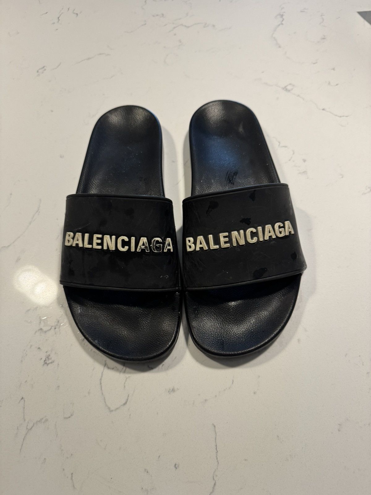 Balenciaga Balenciaga Rubber Flip Fliops Size US 10 / EU 43 - 1 Thumbnail