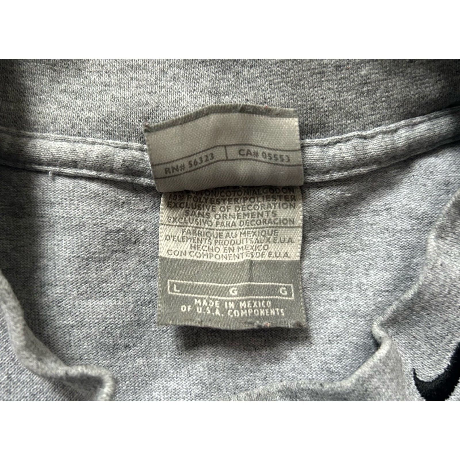 Nike VINTAGE Nike Silver Tag Mock Turtleneck Shirt Mens Large Gray 2000s Y2K Nike Swoosh Embroidered Size US L / EU 52-54 / 3 - 5 Thumbnail