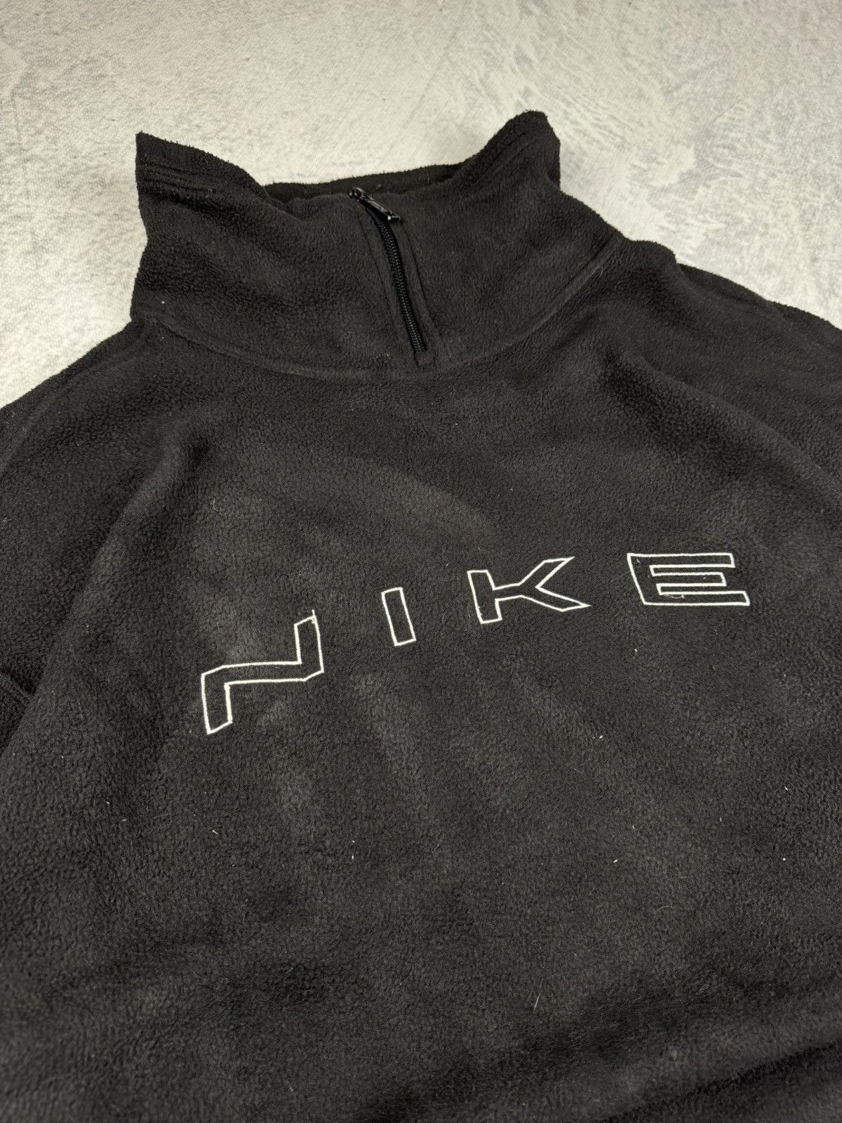 Nike × Vintage NIKE VINTAGE TEDDY FLEECE CENTER LOGO OVERSIZE SWEATSHIRT Size US M / EU 48-50 / 2 - 3 Thumbnail