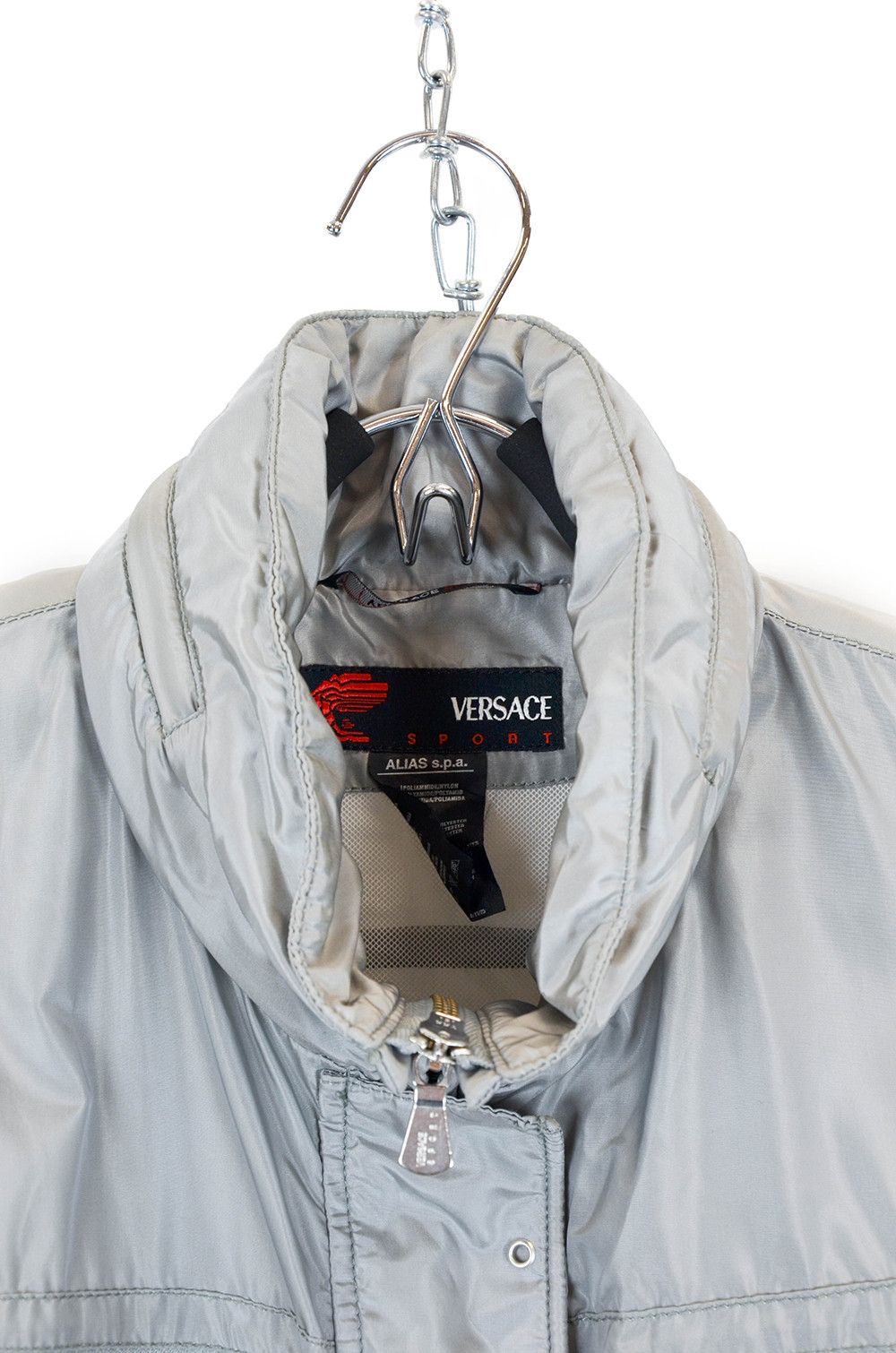 Versace Versace Sport Grey Nylon Utility Vest IT44 Size M / US 6-8 / IT 42-44 - 4 Thumbnail