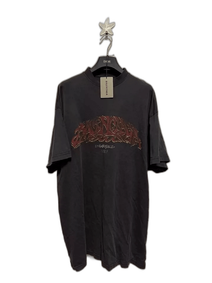 Balenciaga Balenciaga Capsule Logo Short Sleeve TShirt-2505 Size US L / EU 52-54 / 3 - 1 Thumbnail