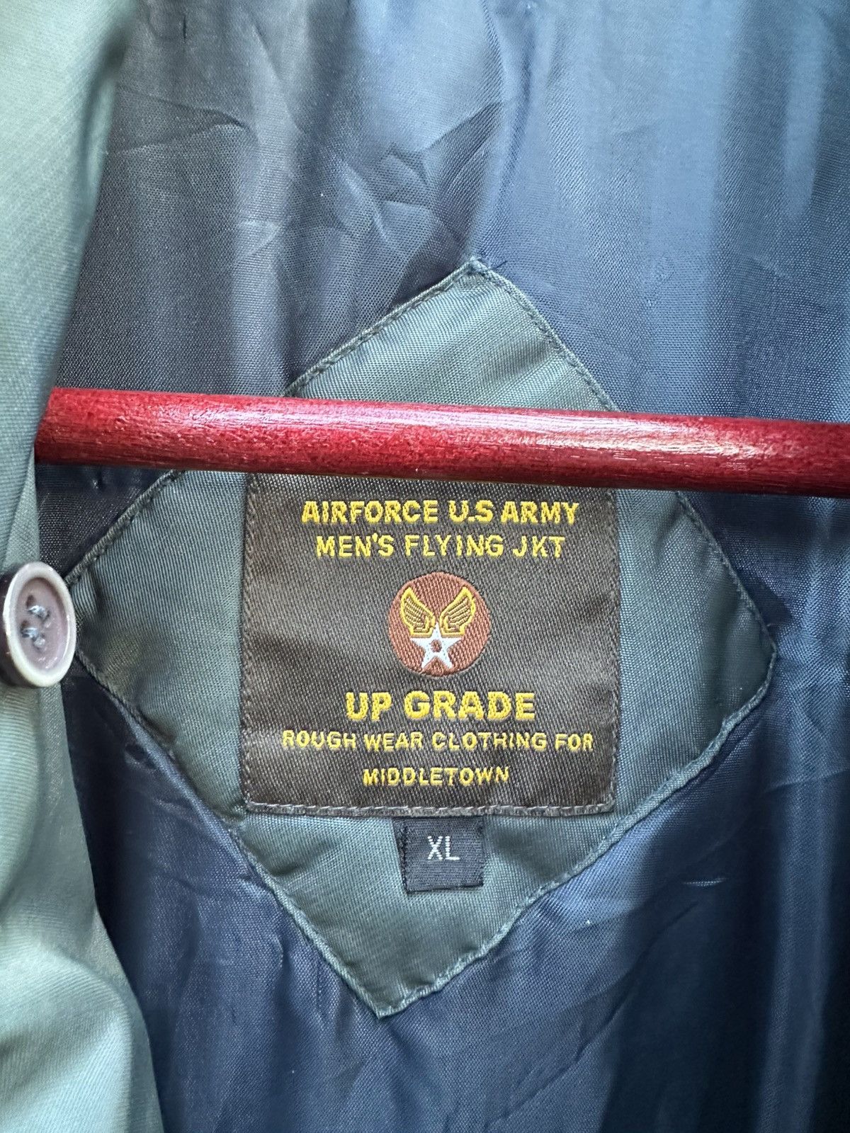 Vintage 🪖Vintage Faded US ARMY MEN’S Flying Bomber Jacket Size US XL / EU 56 / 4 - 11 Thumbnail