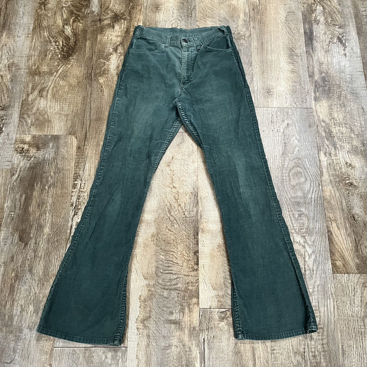 Levi's 646 Flare-Cut Corduroy Pants, Men's, Size W30 unclear green type Vintage Second Hand