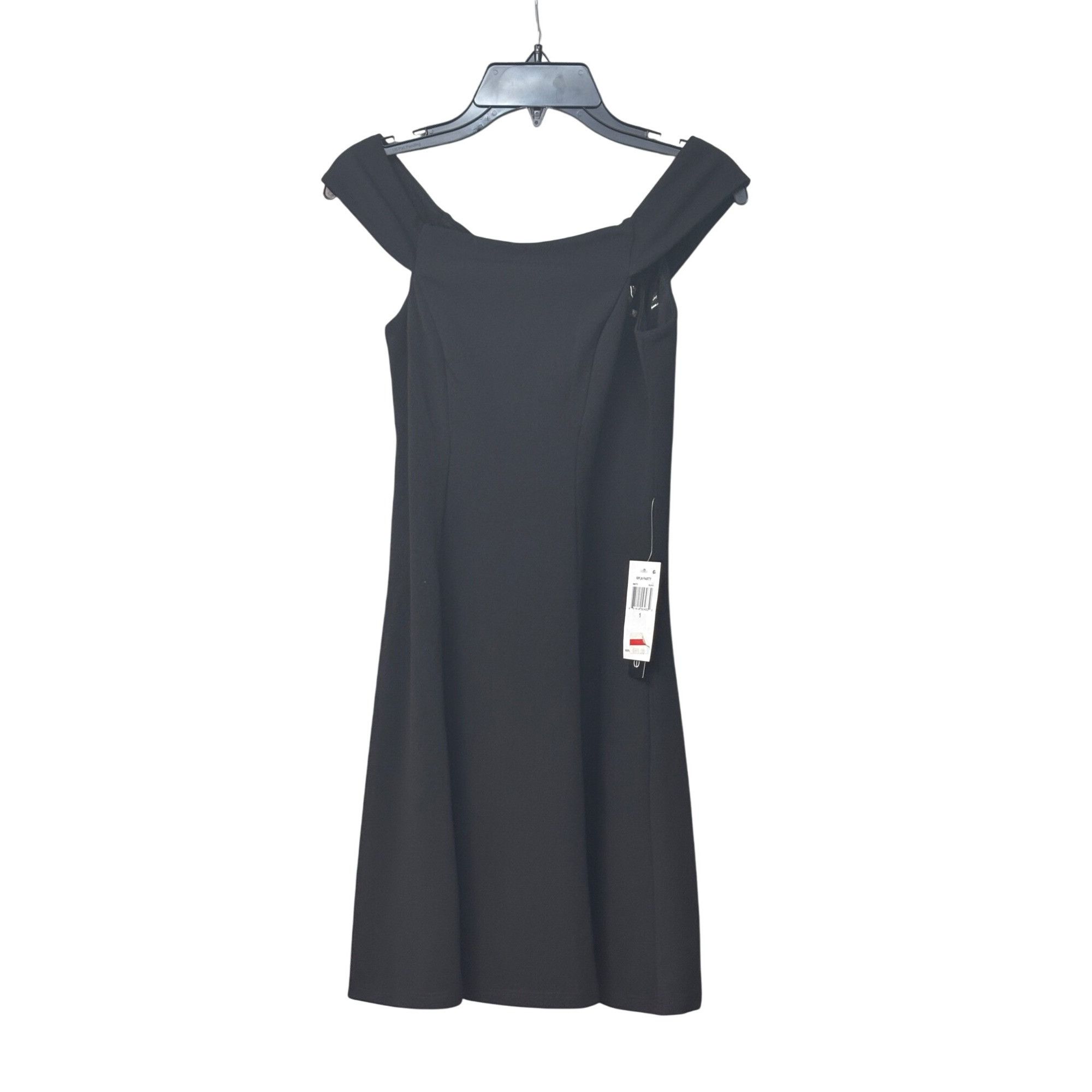 Other Teeze Me Juniors' Off-The-Shoulder Party Dress, Black, Sz. 1 Size ONE SIZE - 6 Thumbnail