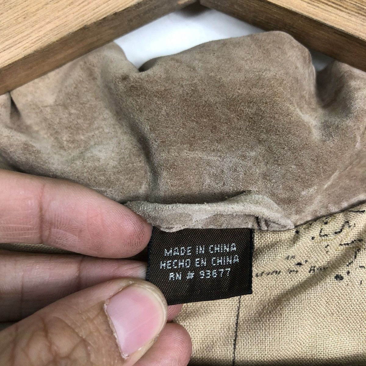 Genuine Leather 🔥90’s Vintage Genuine Leather Jacket St John Bay Map Lining Size US M / EU 48-50 / 2 - 15 Thumbnail