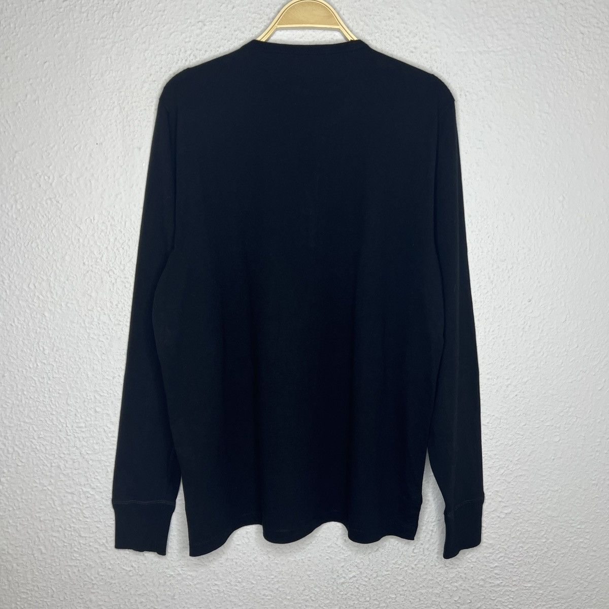Tom Ford Tom Ford Long Sleeve Tshirt Tee Black Logo Classic Basic Size US XL / EU 56 / 4 - 8 Thumbnail