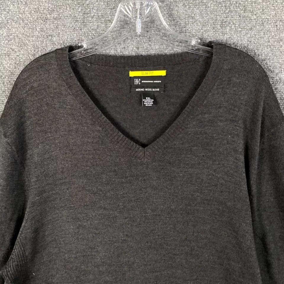 Other INC International Concepts Wool Sweater Men XXL Slim Fit Size US XXL / EU 58 / 5 - 2 Thumbnail