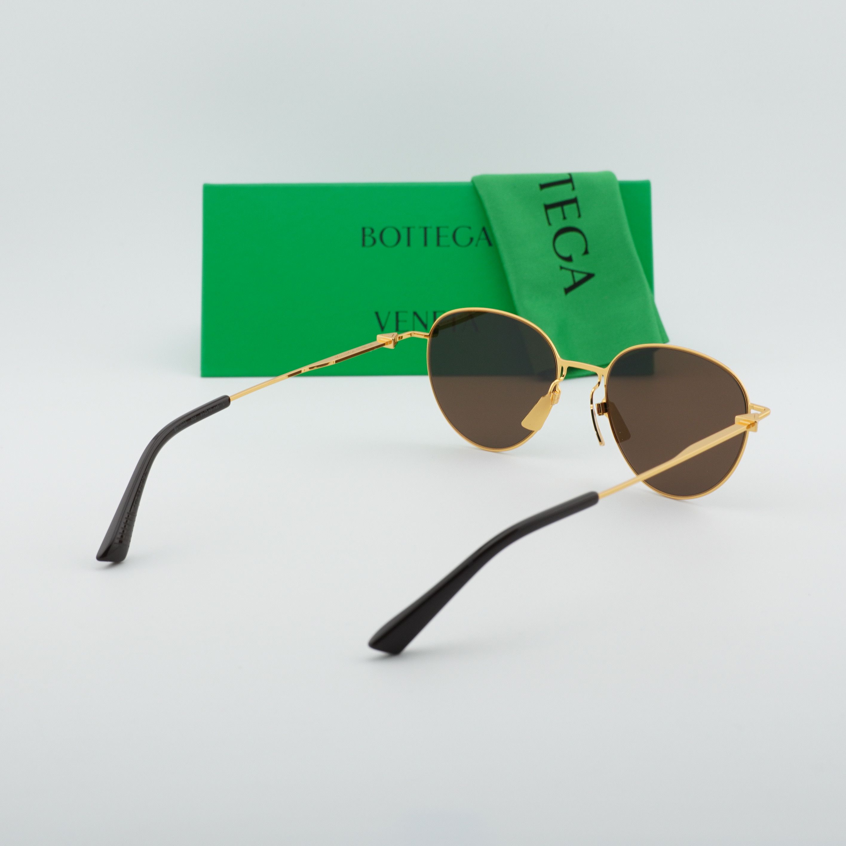 Bottega Veneta Bottega Veneta BV1268S 002 Gold Aviator Sunglasses Size ONE SIZE - 9 Thumbnail