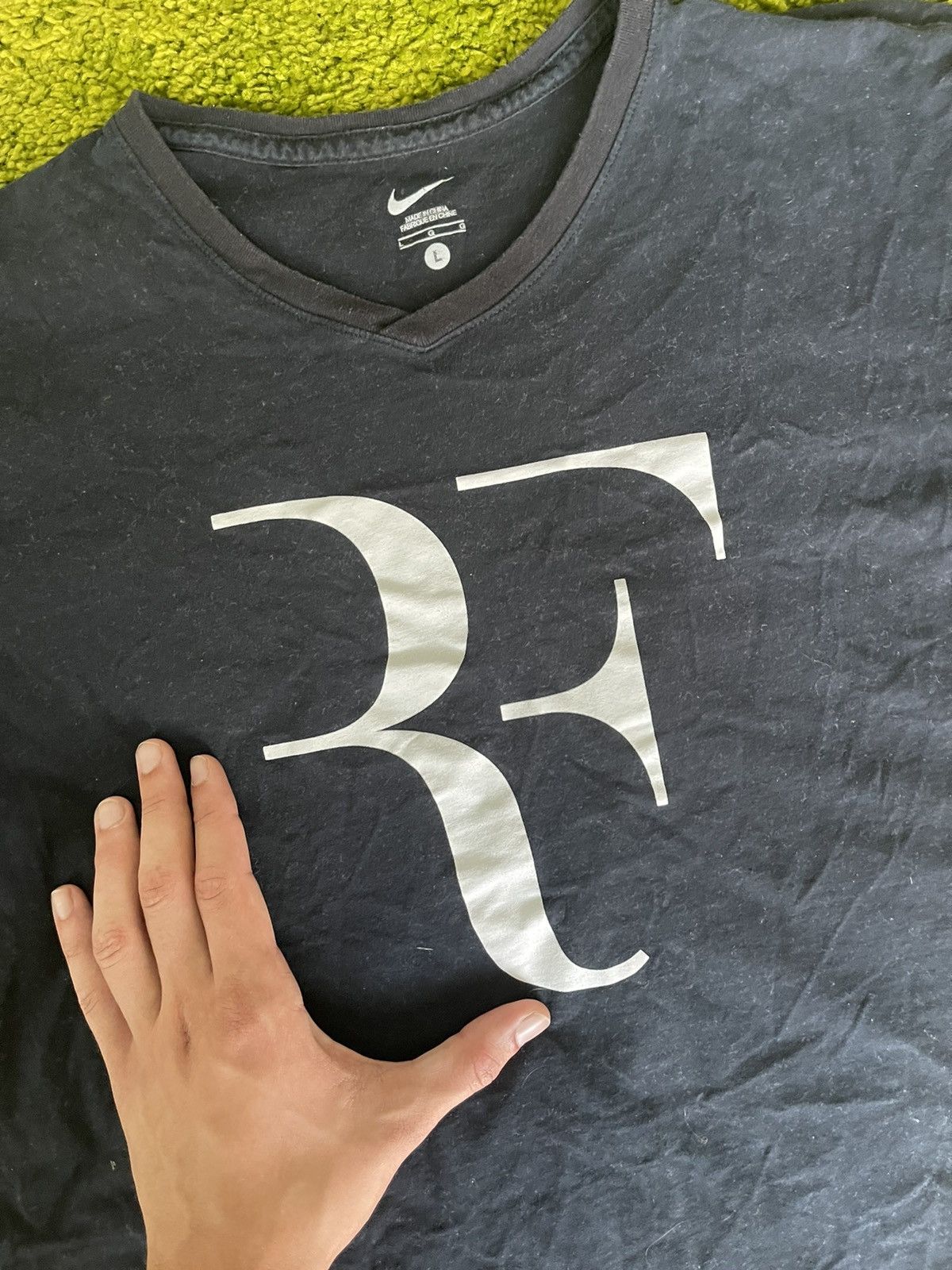 Nike 🎾 Nike x Roger Federer big logo t-shirt Size US L / EU 52-54 / 3 - 2 Thumbnail