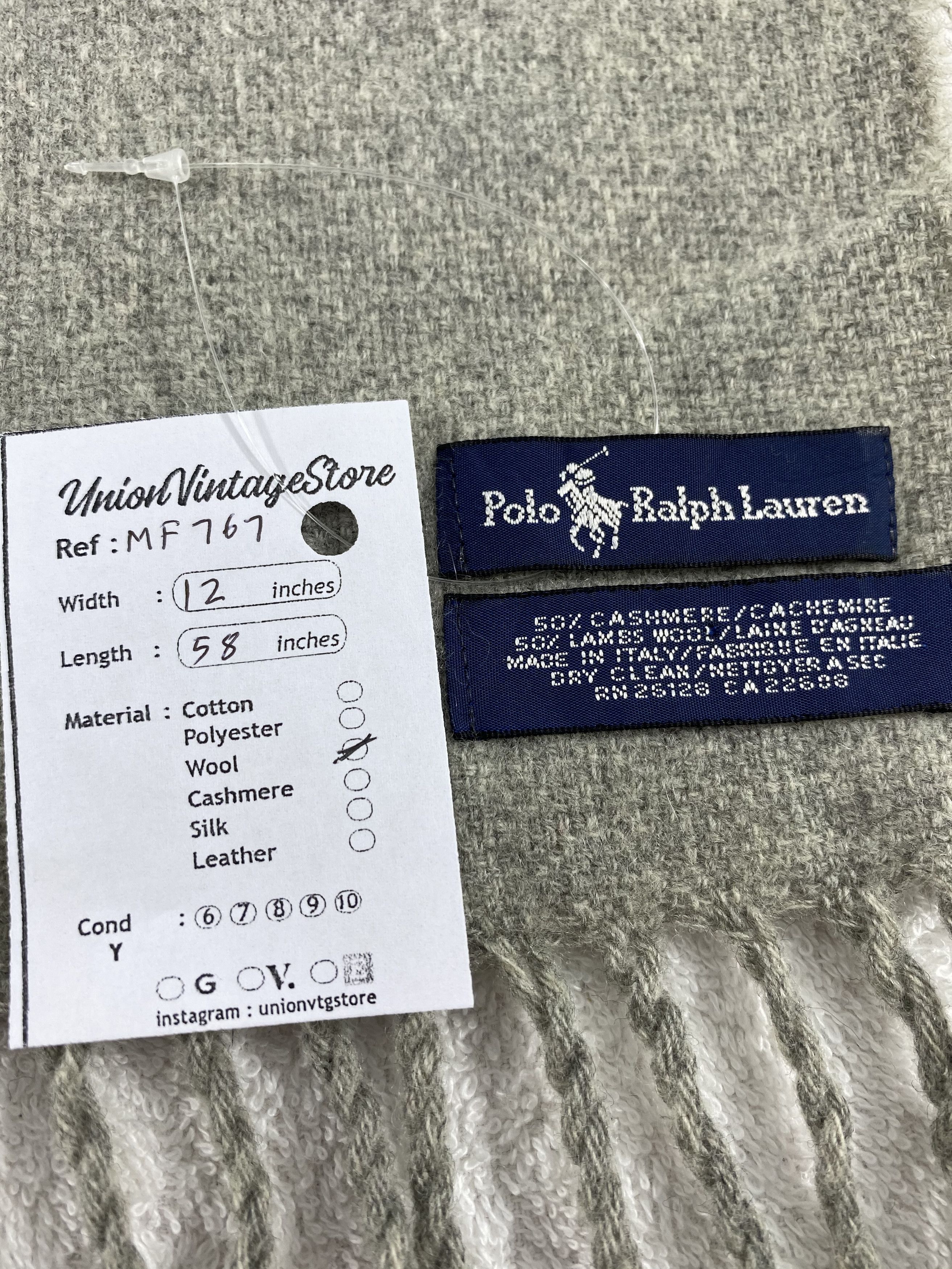 Polo Ralph Lauren Vintage Polo Ralph Lauren Scarf/Muffler/Neckwear MF767 Size ONE SIZE - 5 Thumbnail