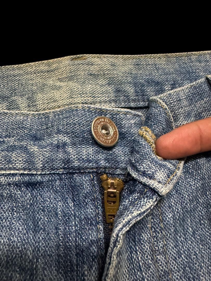 Vintage GRUNGE Insane Japanese Short Jeans Distressed Ripped Mudwash Size US 32 / EU 48 - 8 Thumbnail