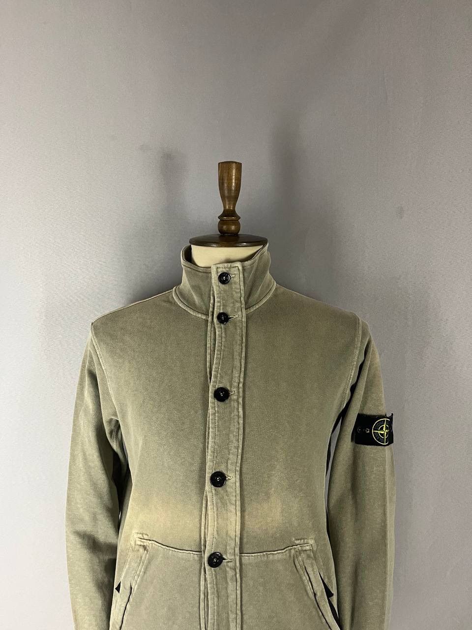 Stone Island Stone Island Beige Sweater Cardigan Size US XL / EU 56 / 4 - 2 Thumbnail