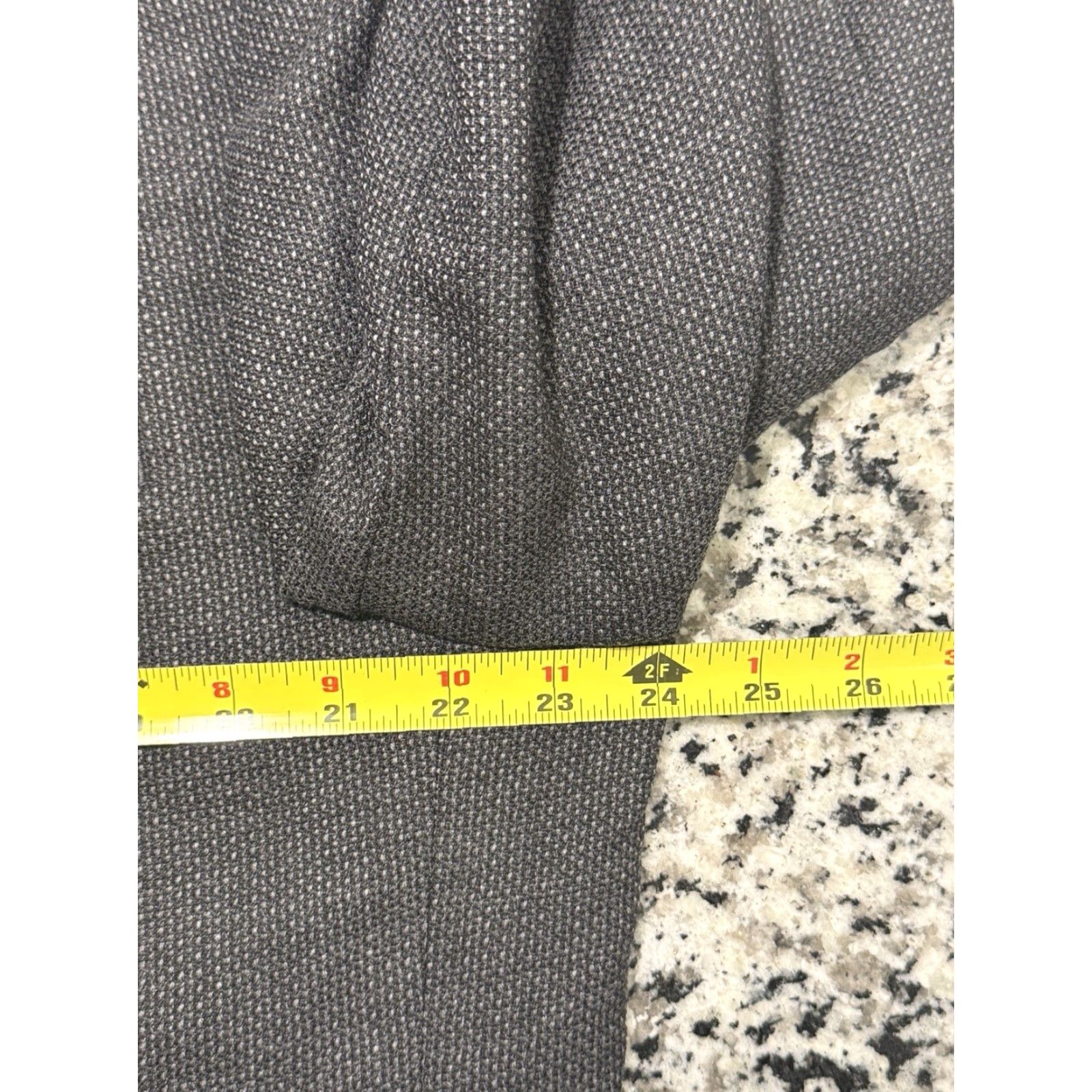Stafford Stafford Sport Coat Men Gray Classic Fit Merino Wool 48 R Charcoal Notch Lapel Long Jacket/Coat NWOT Shirt? Size US M / EU 48-50 / 2 - 5 Thumbnail