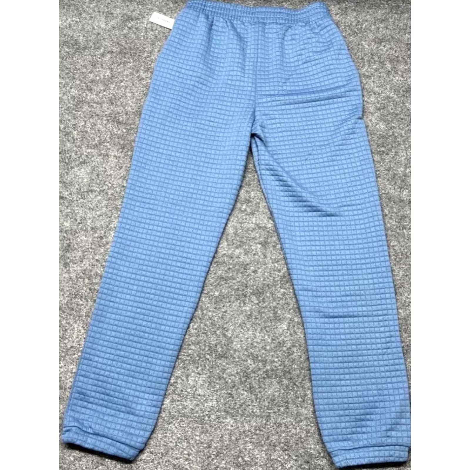 Vintage Rue21 Boyfriend Jogger Pants Womens S Blue Pockets Elastic Waist Quilted New Size 26" / US 2 / IT 38 - 5 Thumbnail