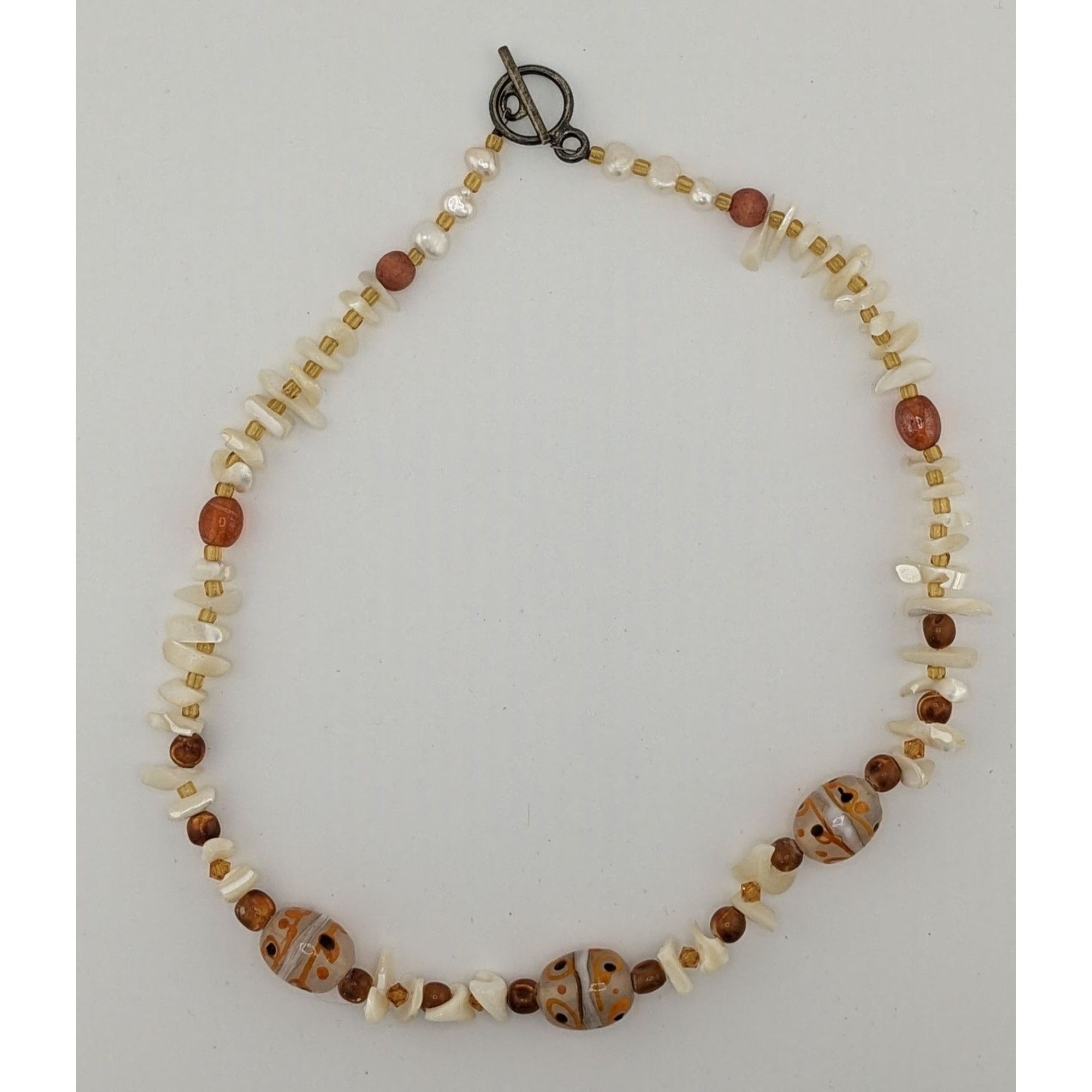 Other Handmade Mermaidcore Shell Pearl and Glass Necklace Size ONE SIZE - 4 Thumbnail