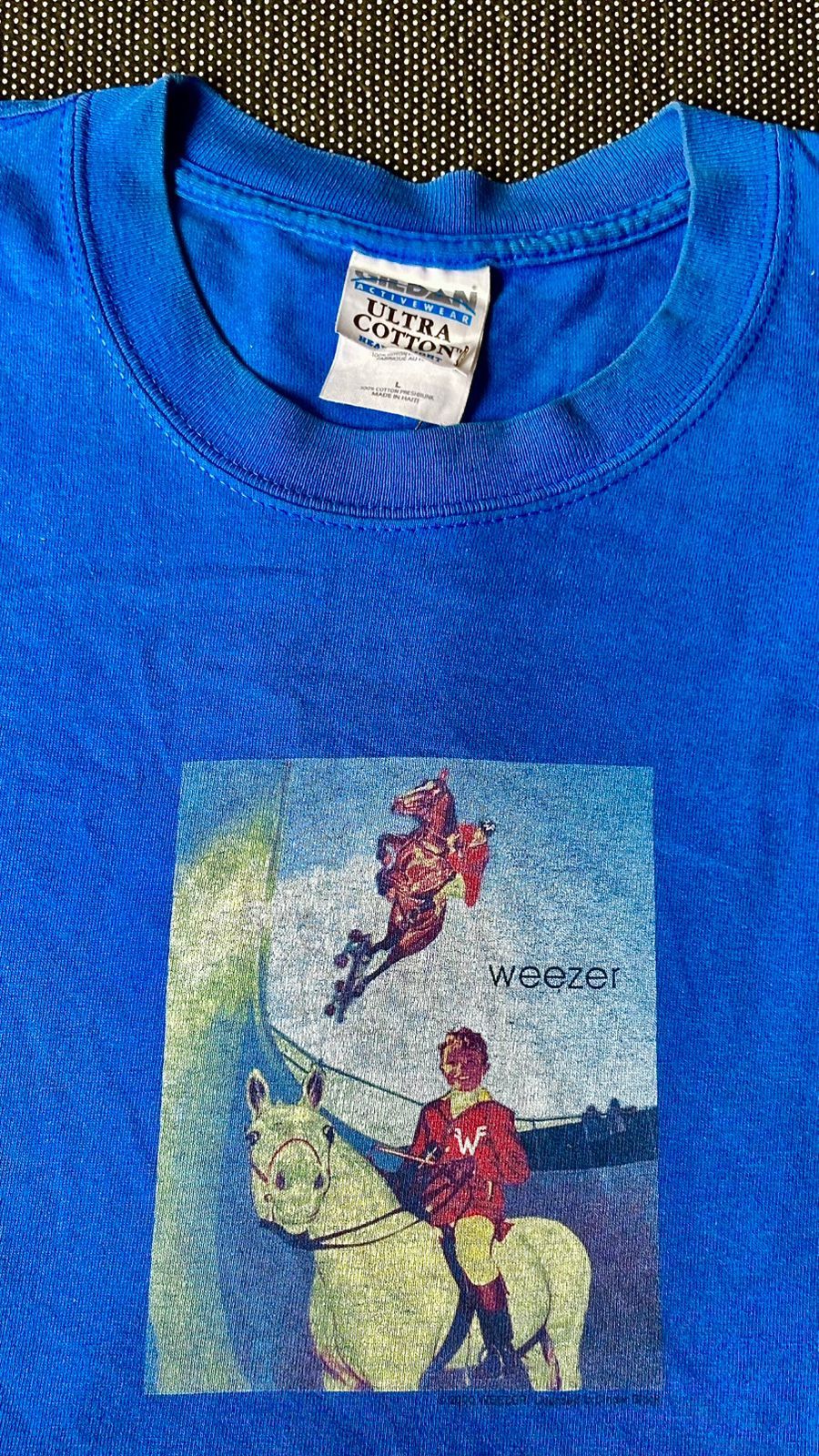 Band Tees Vintage Weezer 2000 Half Pipe Horse Shirt Size US L / EU 52-54 / 3 - 3 Thumbnail
