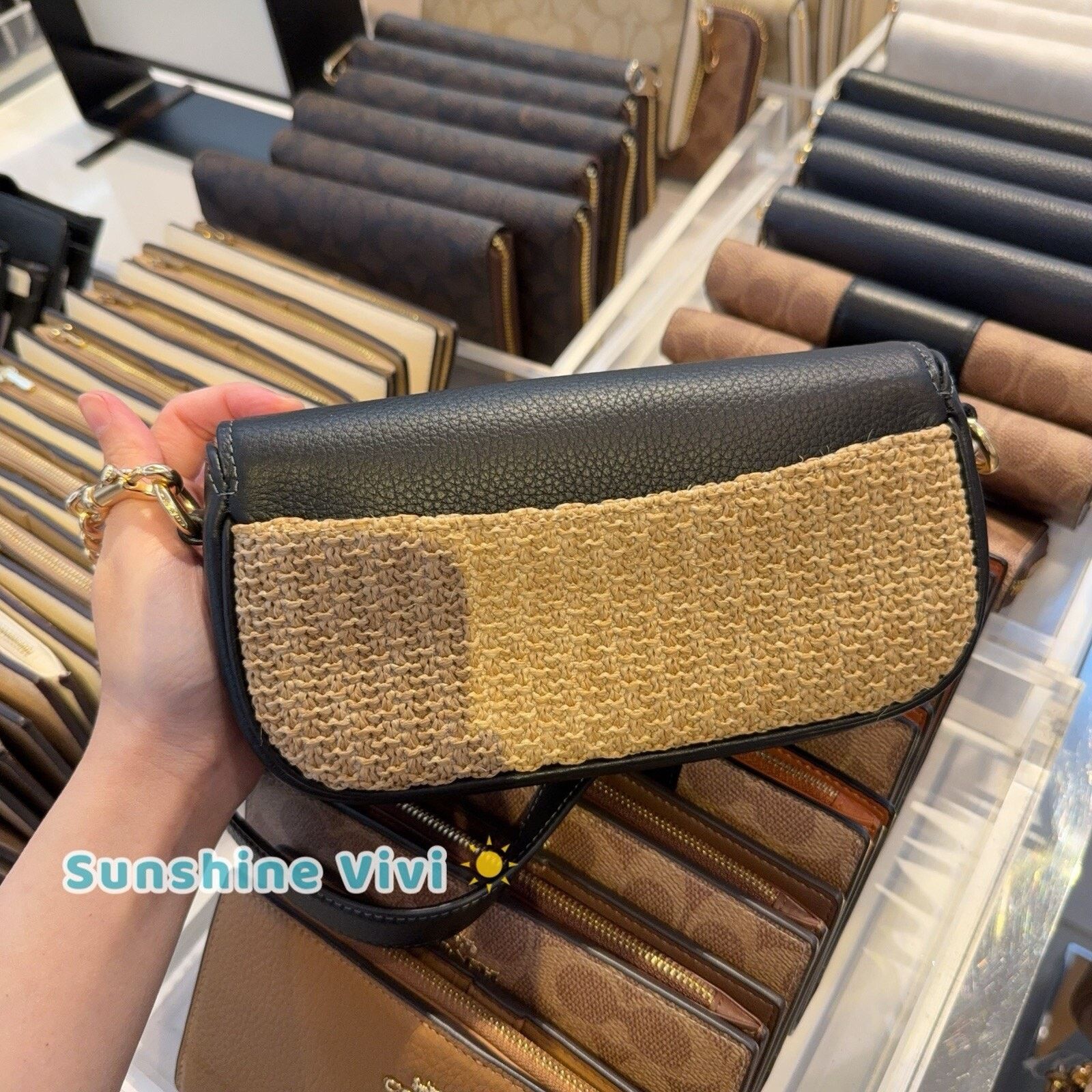 Coach NWT Coach Hailey Flap Bag Crossbody Handbag CAN69 Black Size ONE SIZE - 2 Thumbnail