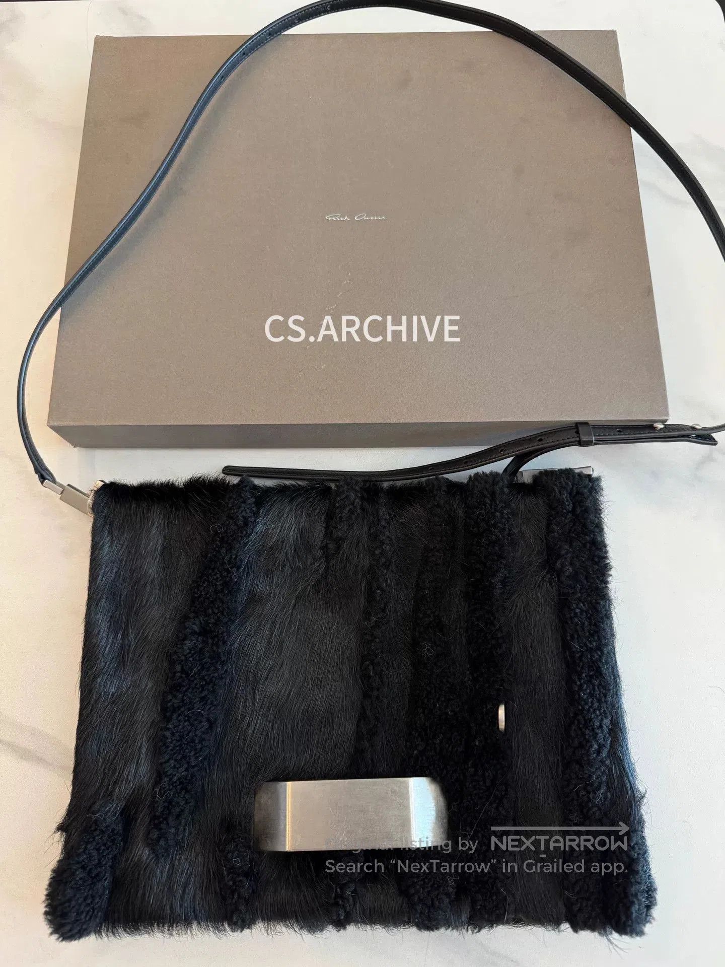 Rick Owens Rick Owens LCOMZISIZE BEVELED MESSENGER. Size ONE SIZE - 1 Thumbnail
